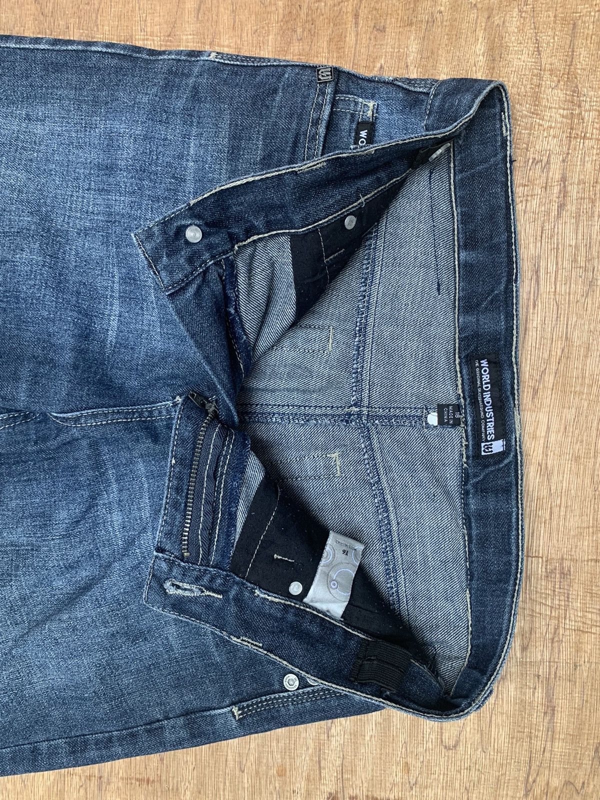 Hook-Ups World Industries Orignal Skateboarding Company Denim Pants Size US 28 / EU 44 - 18 Thumbnail