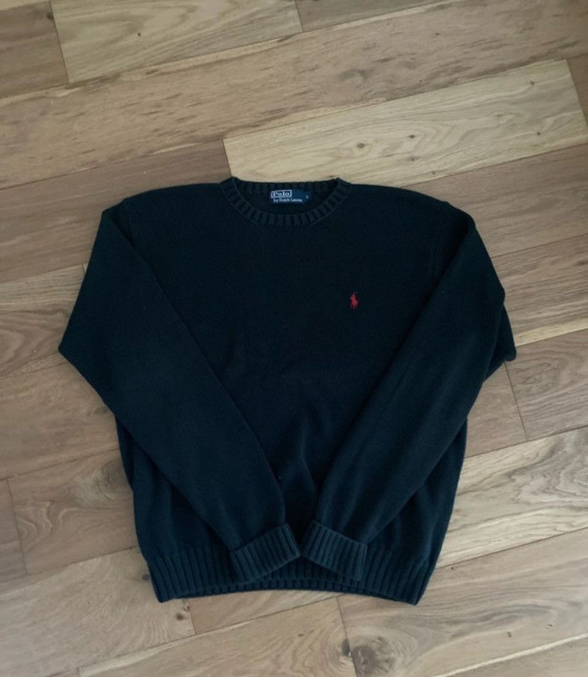 Ralph Lauren Black Ralph Lauren Knit Sweater Size US L / EU 52-54 / 3 - 1 Thumbnail