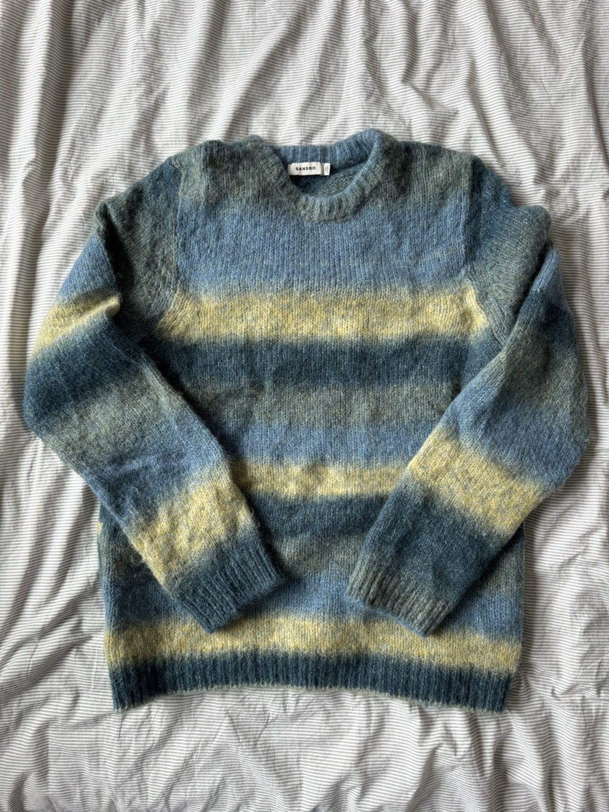 Sandro Sandro striped knitted sweater Size US XXL / EU 58 / 5 - 1 Thumbnail