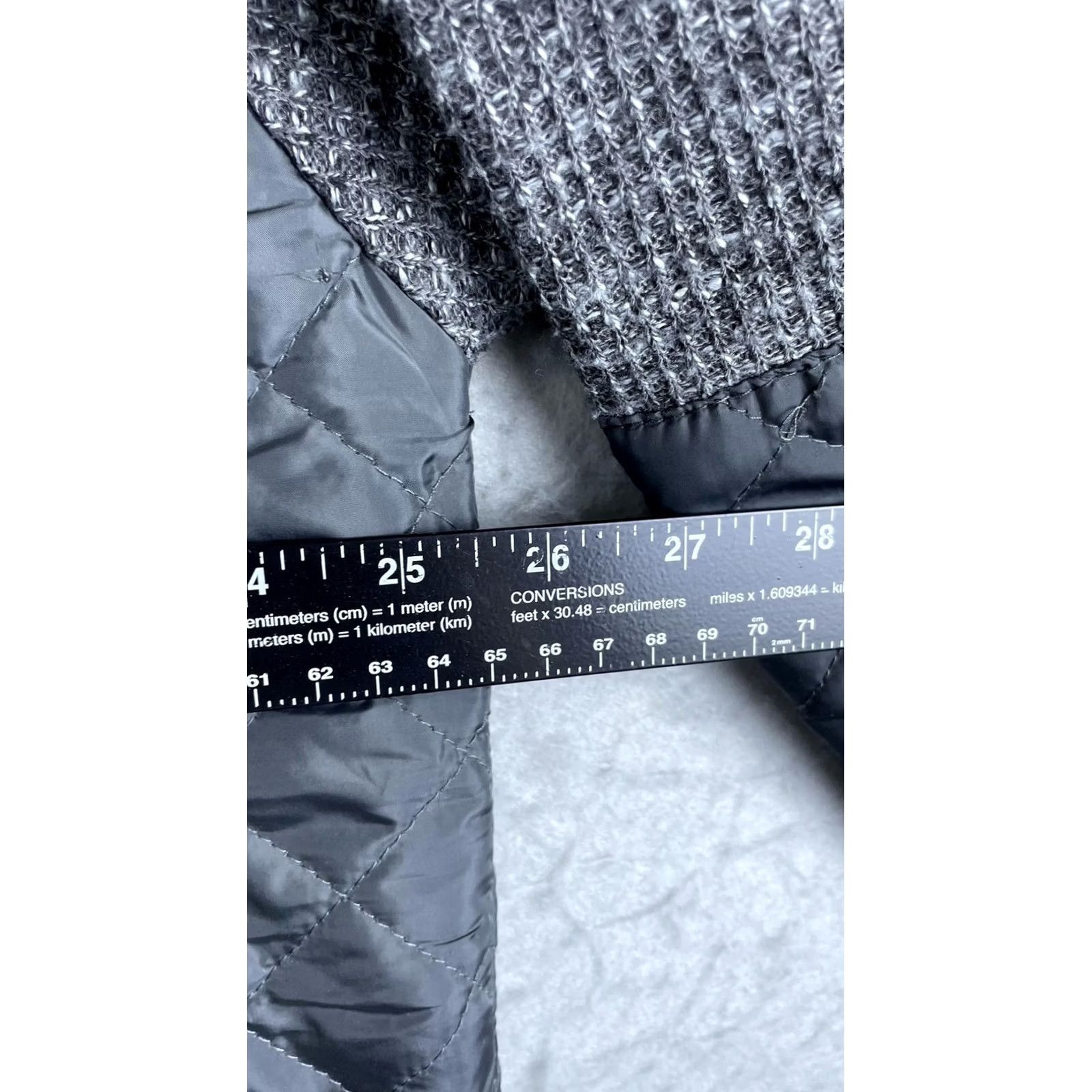 Vintage Silversilk Jacket Mens 3XL Gray Knit Quilted Full Zip Padded Lined Warm Outdoor Size US XXL / EU 58 / 5 - 4 Thumbnail