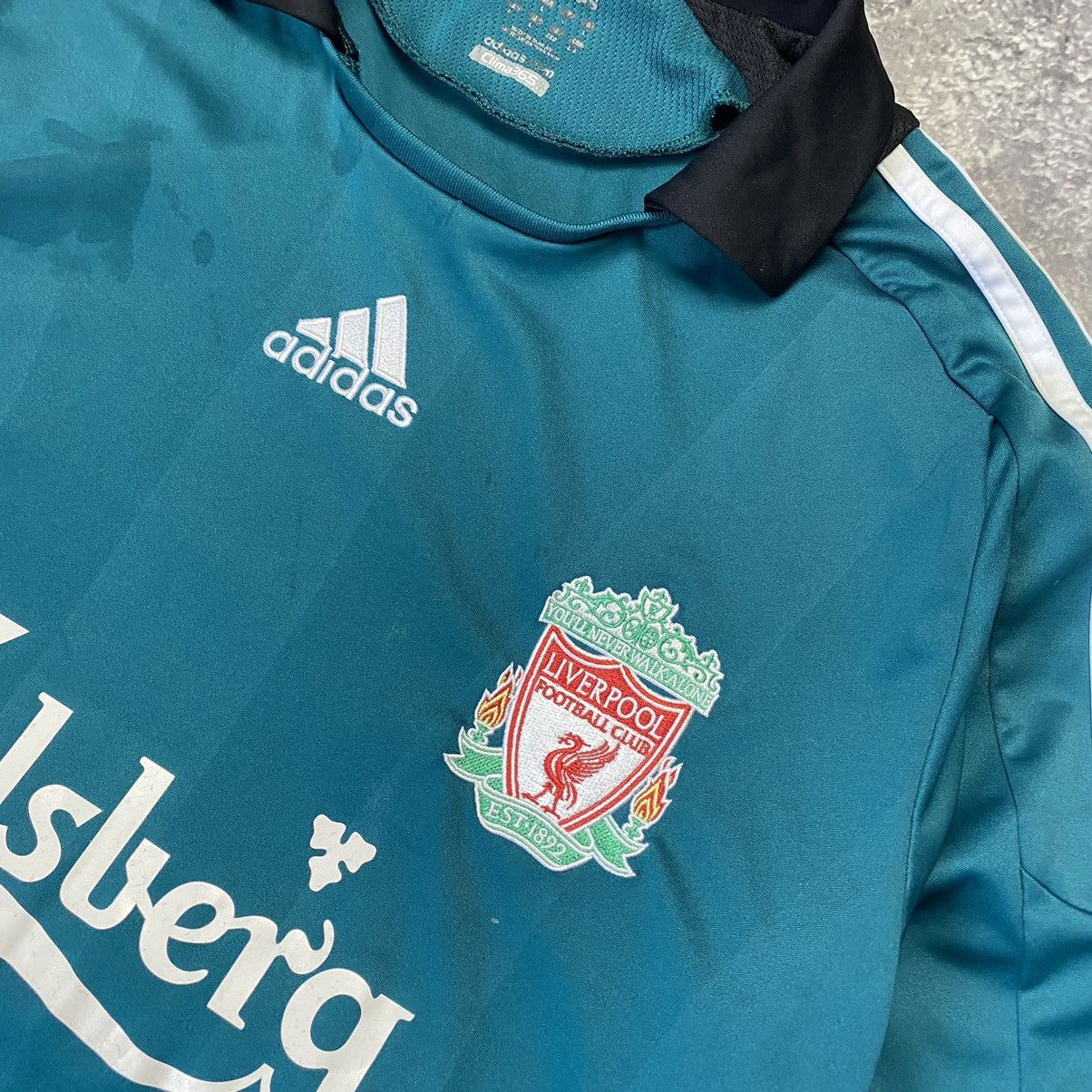 Adidas Vintage Adidas Liverpool Centre logo 2008 soccer jersey Size US L / EU 52-54 / 3 - 4 Thumbnail