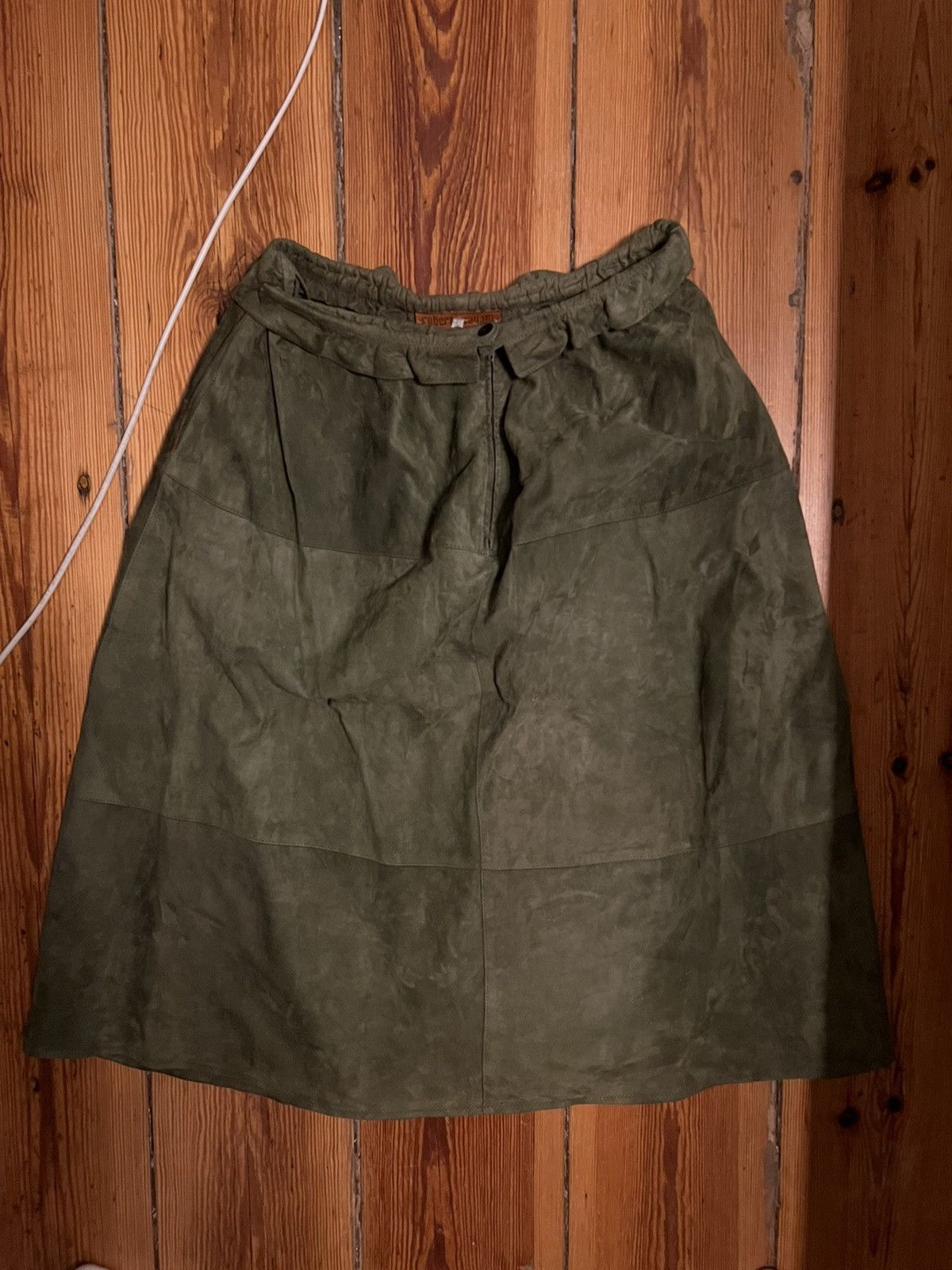 Roberto Cavalli × Vintage Roberto cavalli skirt 70’s vintage leather Size 26" / US 2 / IT 38 - 1 Thumbnail