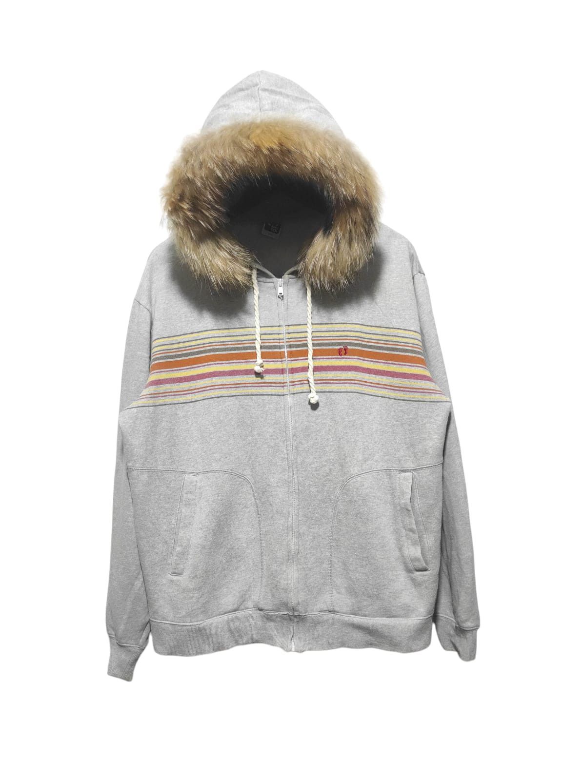 Hang Ten Hang Ten Zipper Fur Hoodie IfSixWasNine LGB style Size US L / EU 52-54 / 3 - 1 Thumbnail
