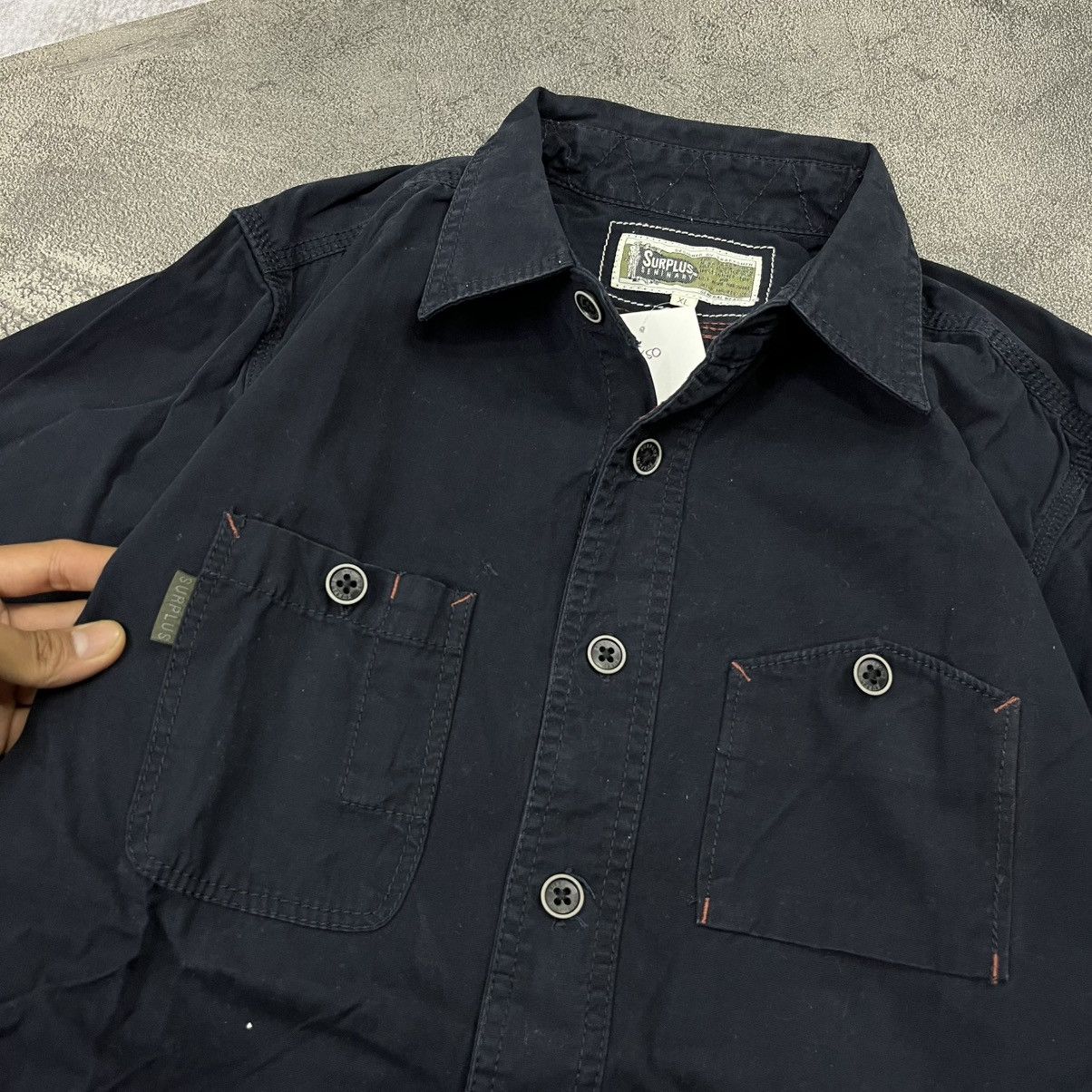 Japanese Brand SURPLUS japan seminary by craftsmen general works wear shirt Size US M / EU 48-50 / 2 - 3 Thumbnail