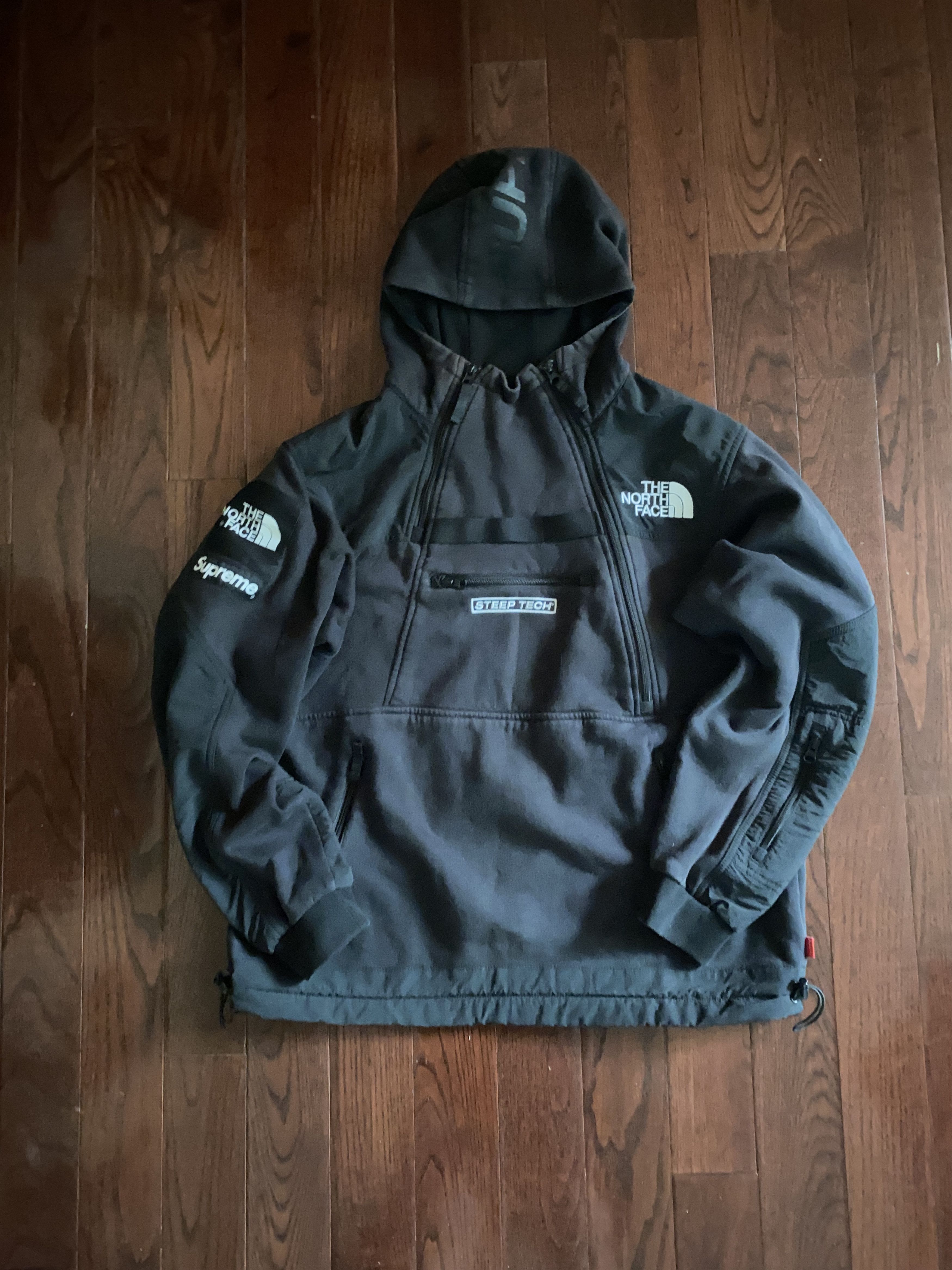 Supreme The North Face Steep Tech Crewneck Yellow Men's