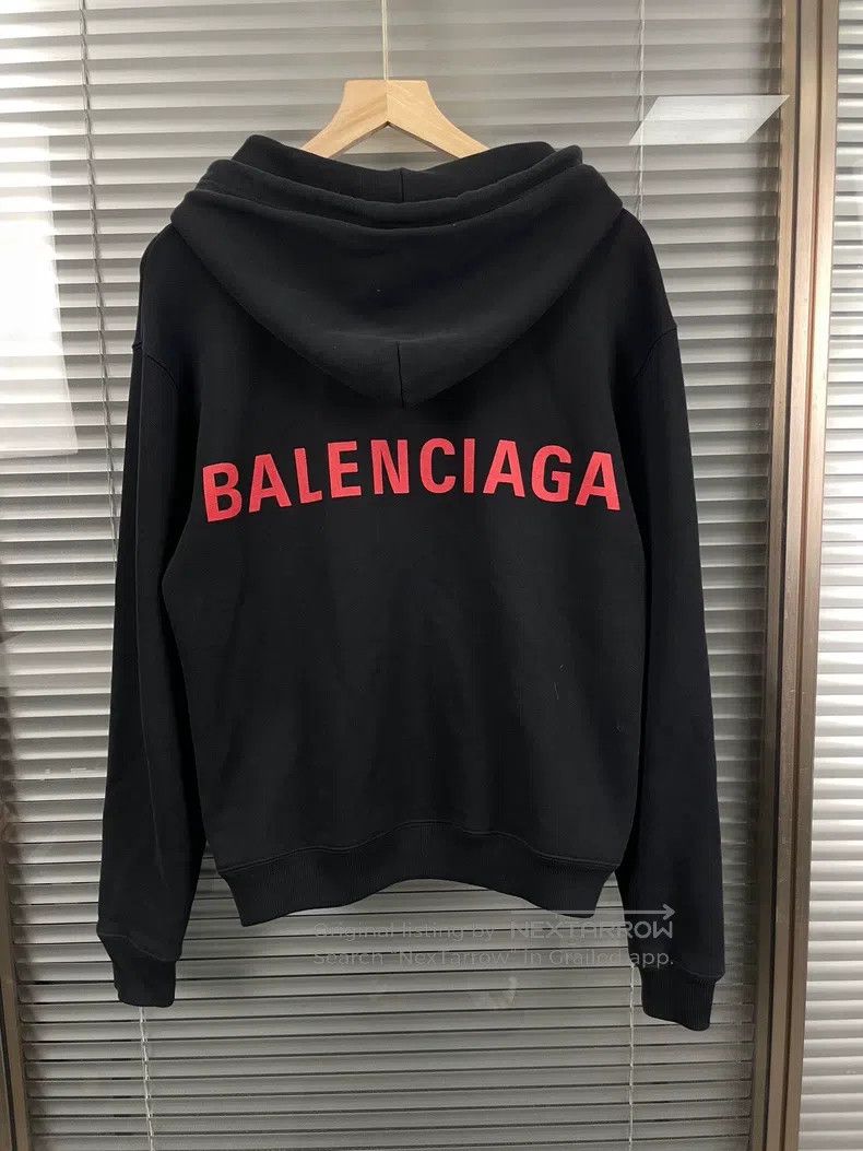 Balenciaga Balenciaga Back Logo Jacket Size US S / EU 44-46 / 1 - 1 Thumbnail