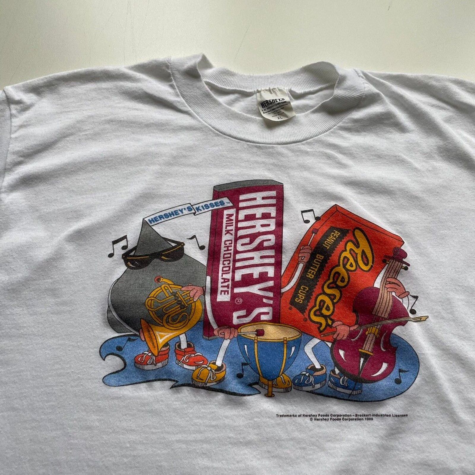 Vintage Vintage 90s Hershey’s Chocolate Promo Candy T Shirt XL Rare Size US L / EU 52-54 / 3 - 2 Thumbnail