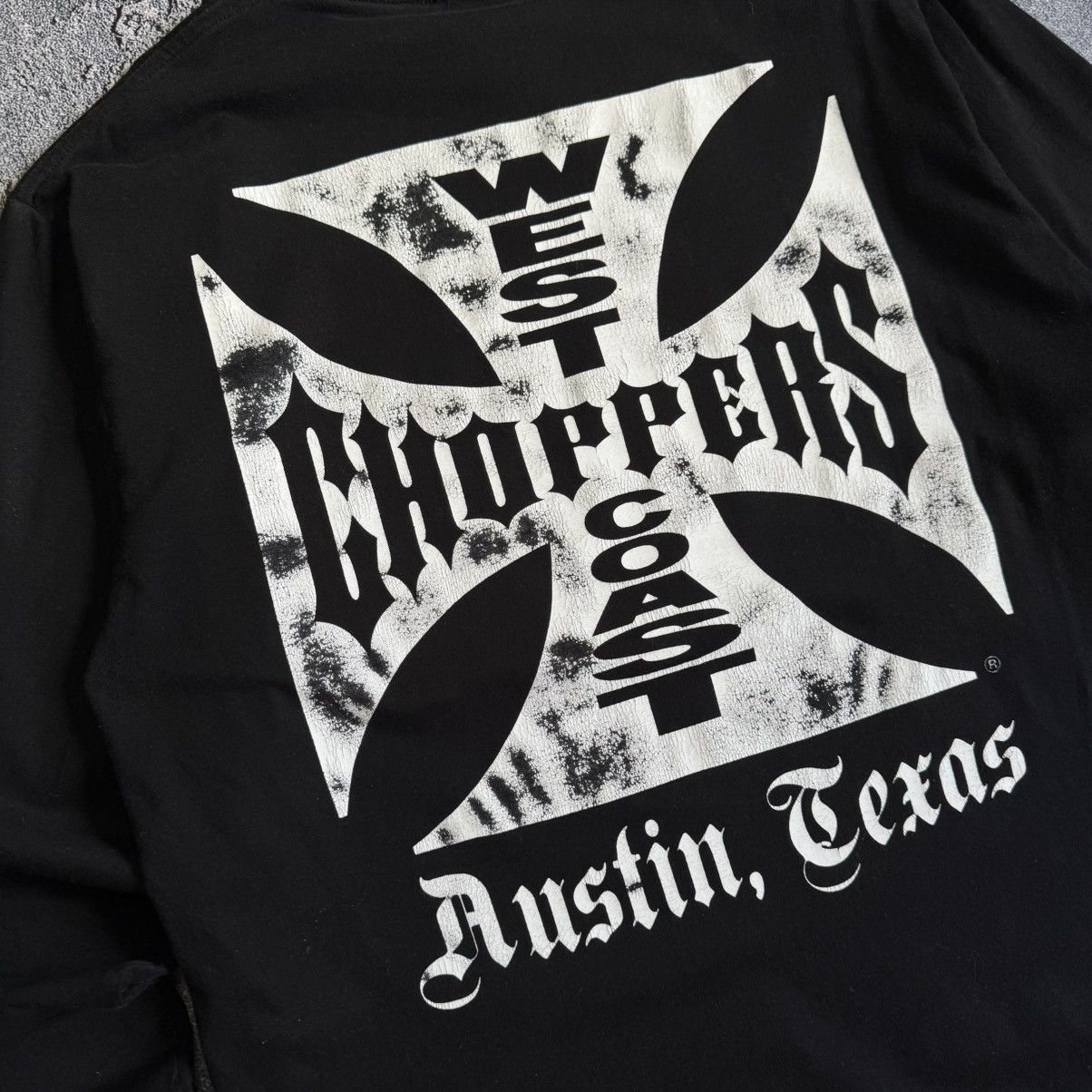 West Coast Choppers West Coast Choppers Big Logo Long sleeve Very Rare Vintage Size US L / EU 52-54 / 3 - 3 Thumbnail