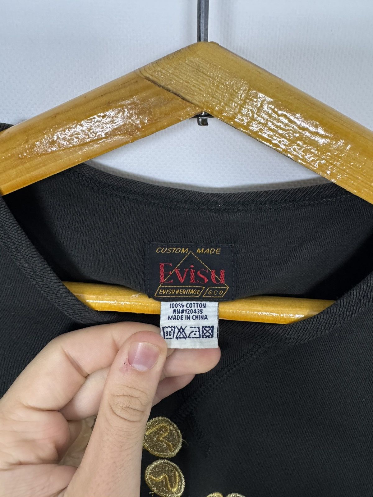 Evisu Vintage Y2k Evisu Big Logo T-Shirt Size L / US 10 / IT 46 - 8 Thumbnail