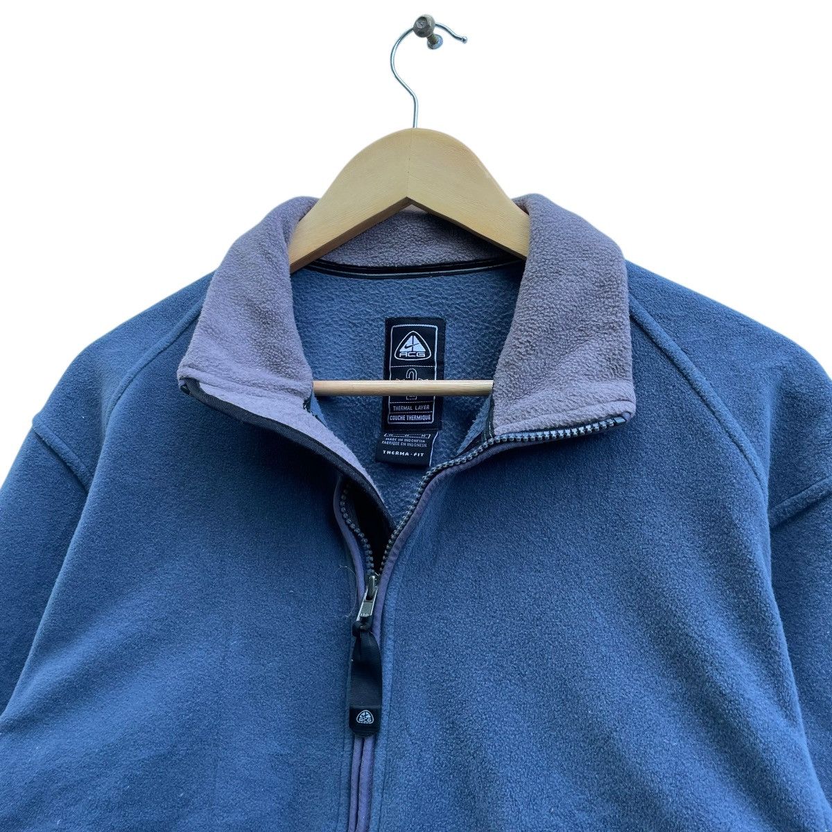 Nike × Vintage 💥Vintage Nike Acg Half Zipper Fleece Pullover Jacket Size US M / EU 48-50 / 2 - 3 Thumbnail