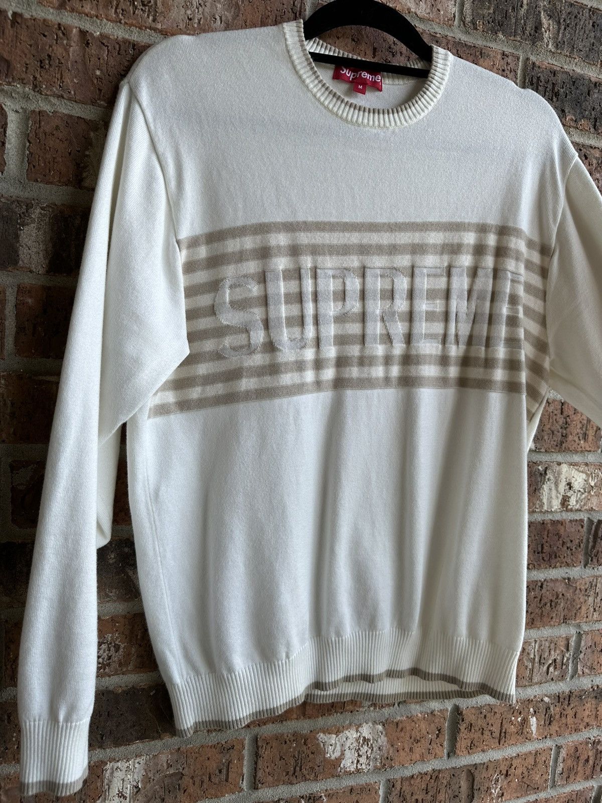 Supreme Supreme Chest Stripe Sweater SS20 Size US M / EU 48-50 / 2 - 4 Thumbnail