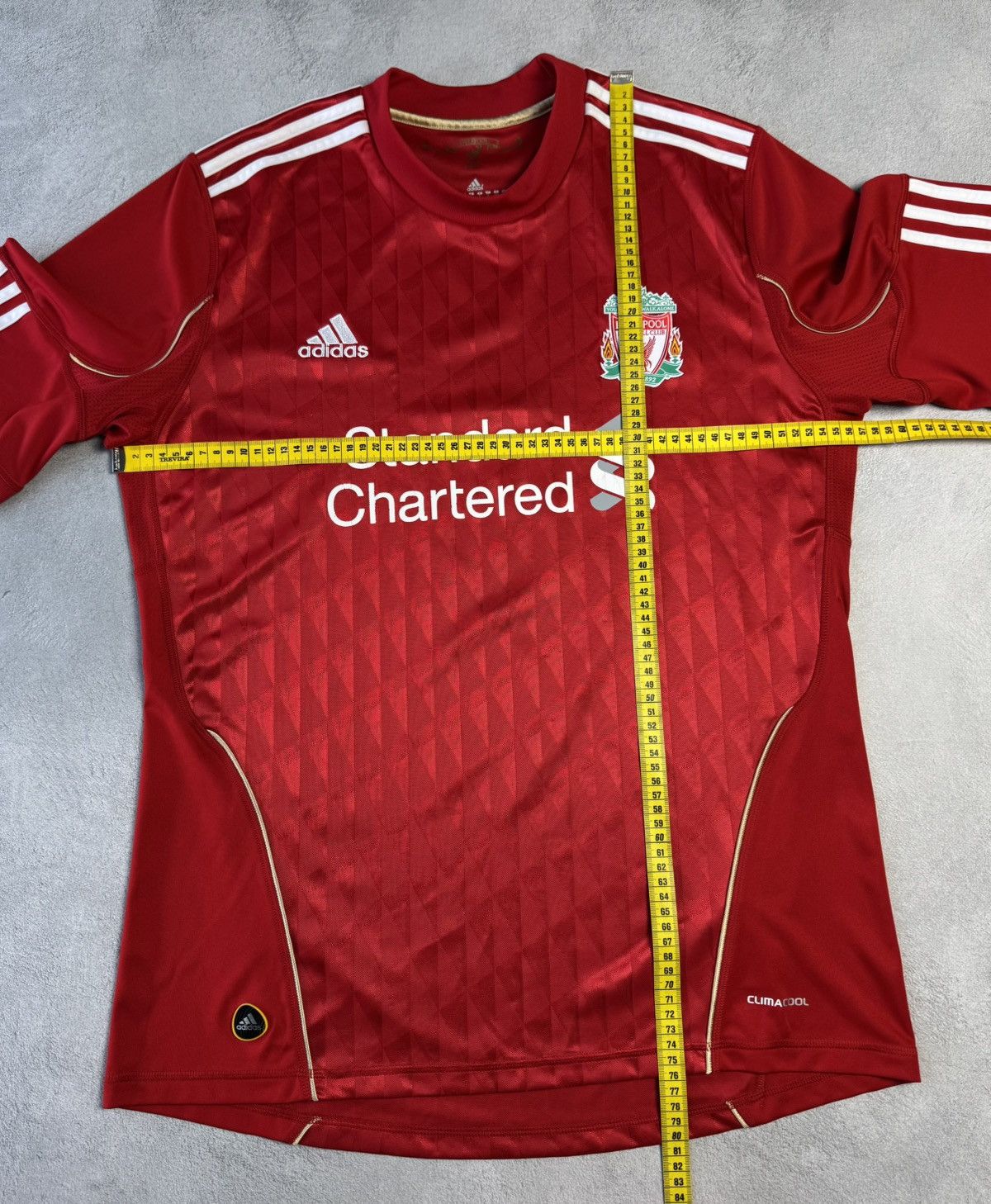 Adidas Liverpool 2010 2011 Home Football Shirt Soccer Jersey Adidas Size US L / EU 52-54 / 3 - 14 Thumbnail