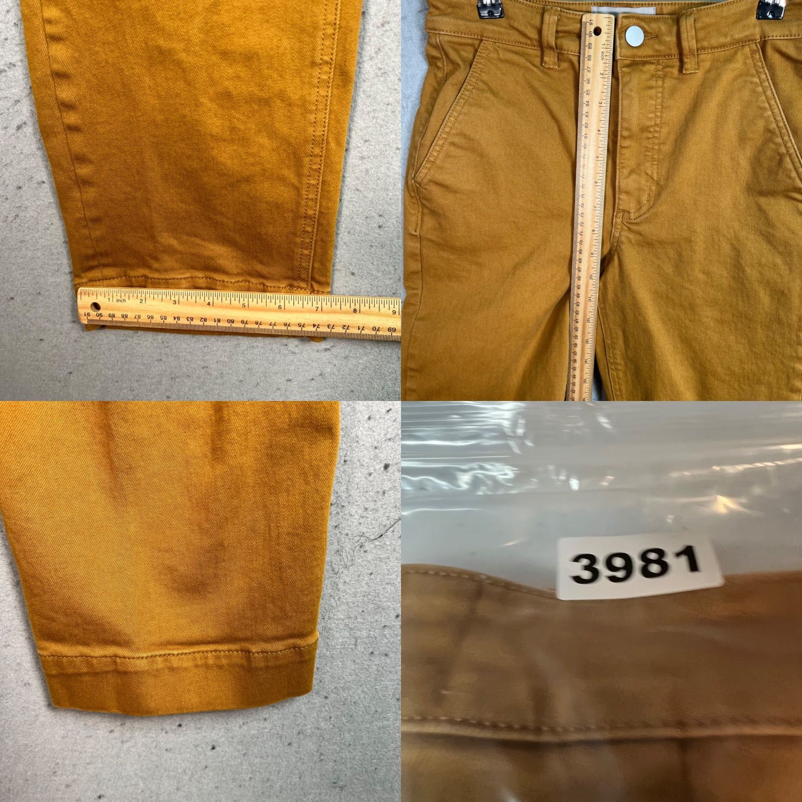 Everlane Everlane Pants Cropped Straight Womens Size 4 Brown Cotton Blend Chino High Rise Size 27" / US 4 / IT 40 - 8 Thumbnail