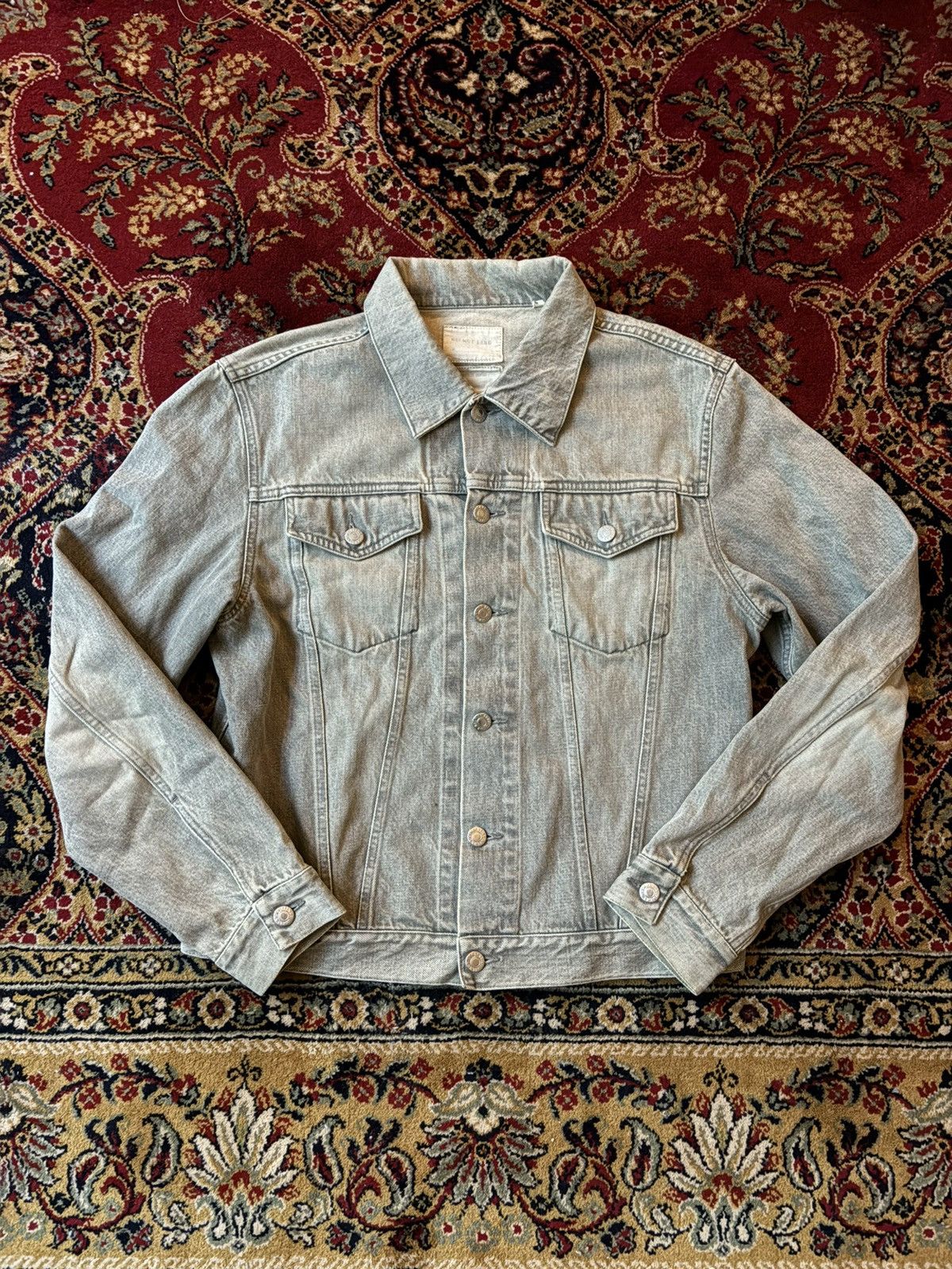 Helmut Lang Helmut Lang Grey Denim jacket Size US M / EU 48-50 / 2 - 1 Thumbnail