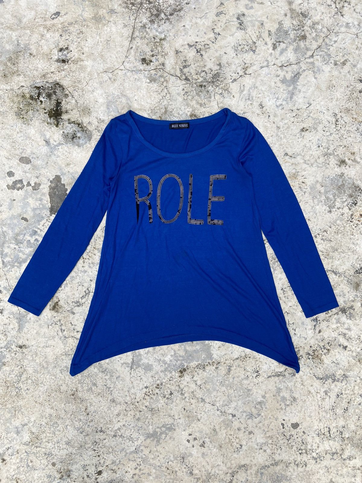 Hysteric Glamour × Japanese Brand 2000s BLUE STRIVE long sleeve Size S / US 4 / IT 40 - 2 Thumbnail