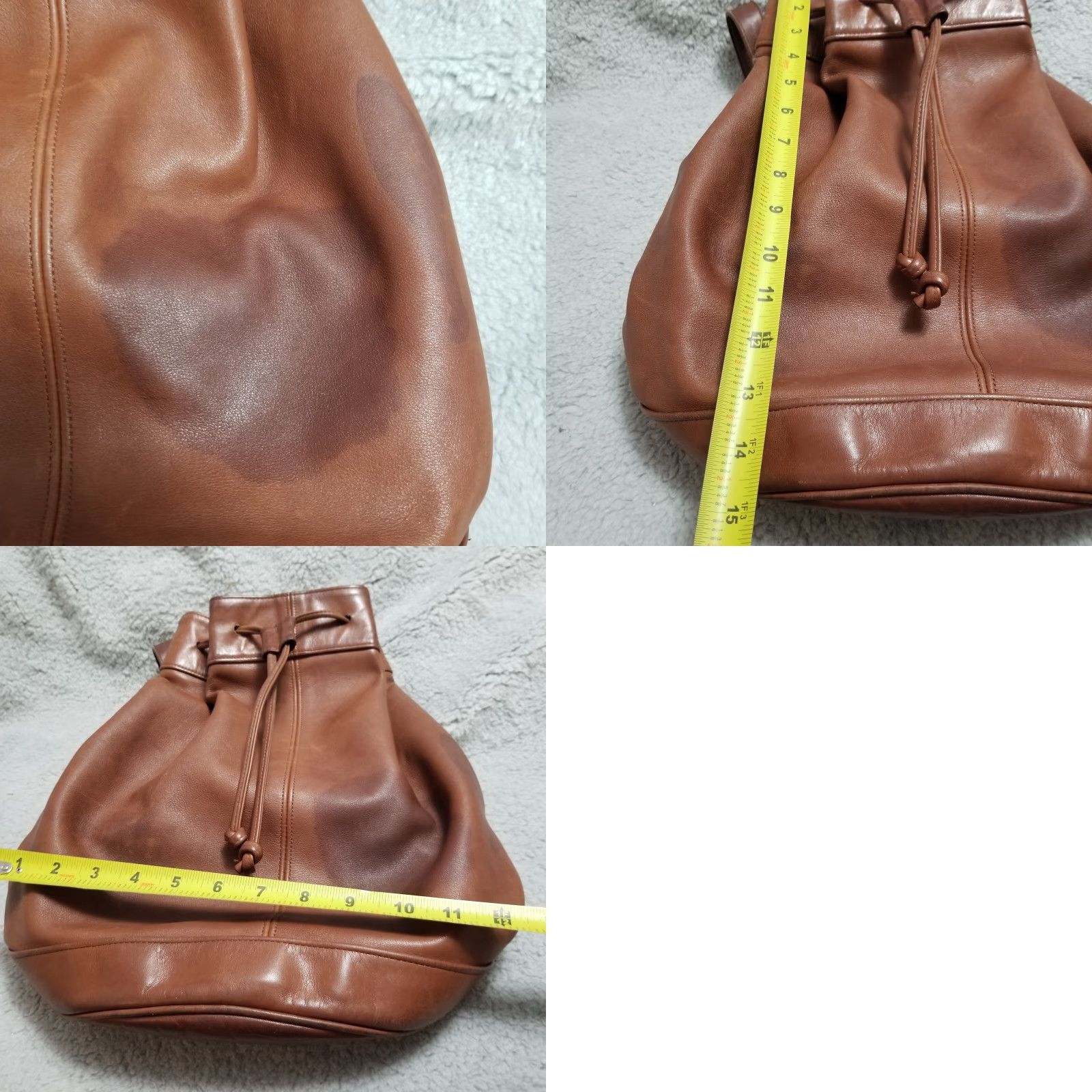 Coach VINTAGE Coach Duffle Bag Medium Brown Leather 90s Classic USA Womens Size ONE SIZE - 8 Thumbnail