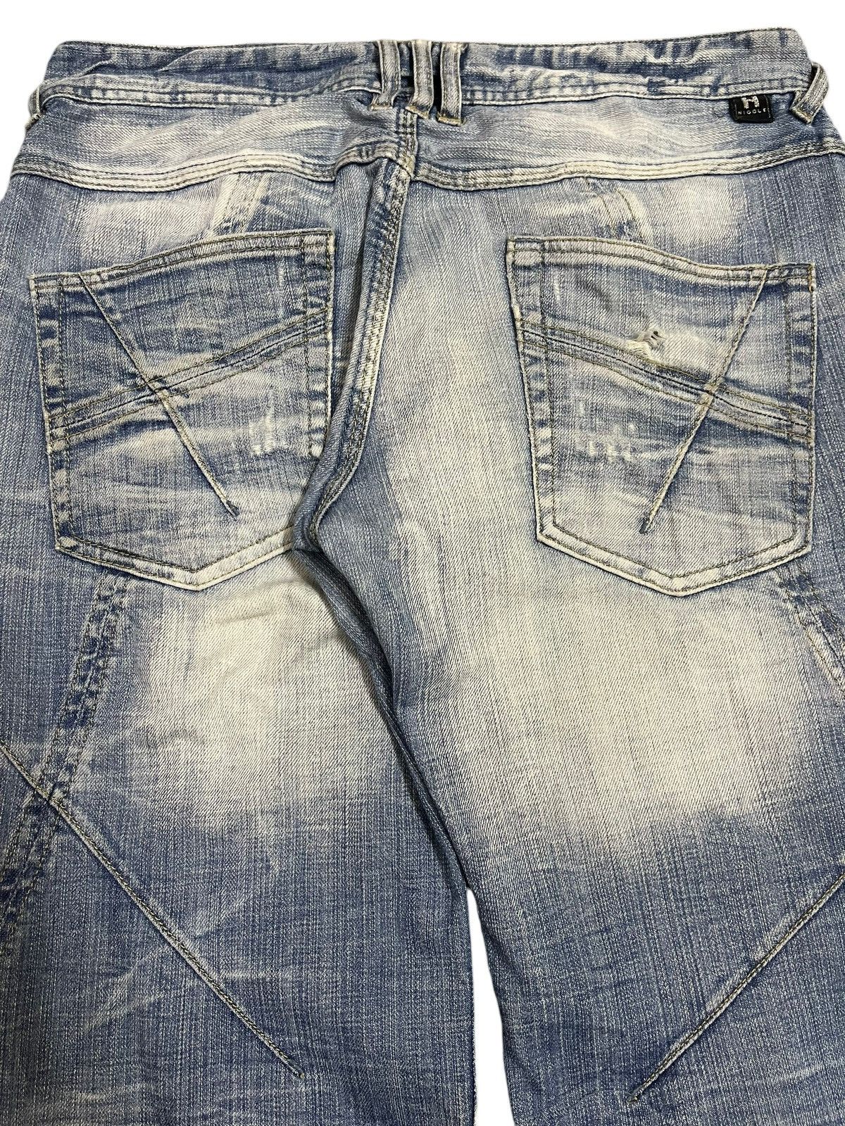 Who Decides War Vintage Japanese Brand Embroidered Patch Style Jeans Size US 32 / EU 48 - 6 Thumbnail
