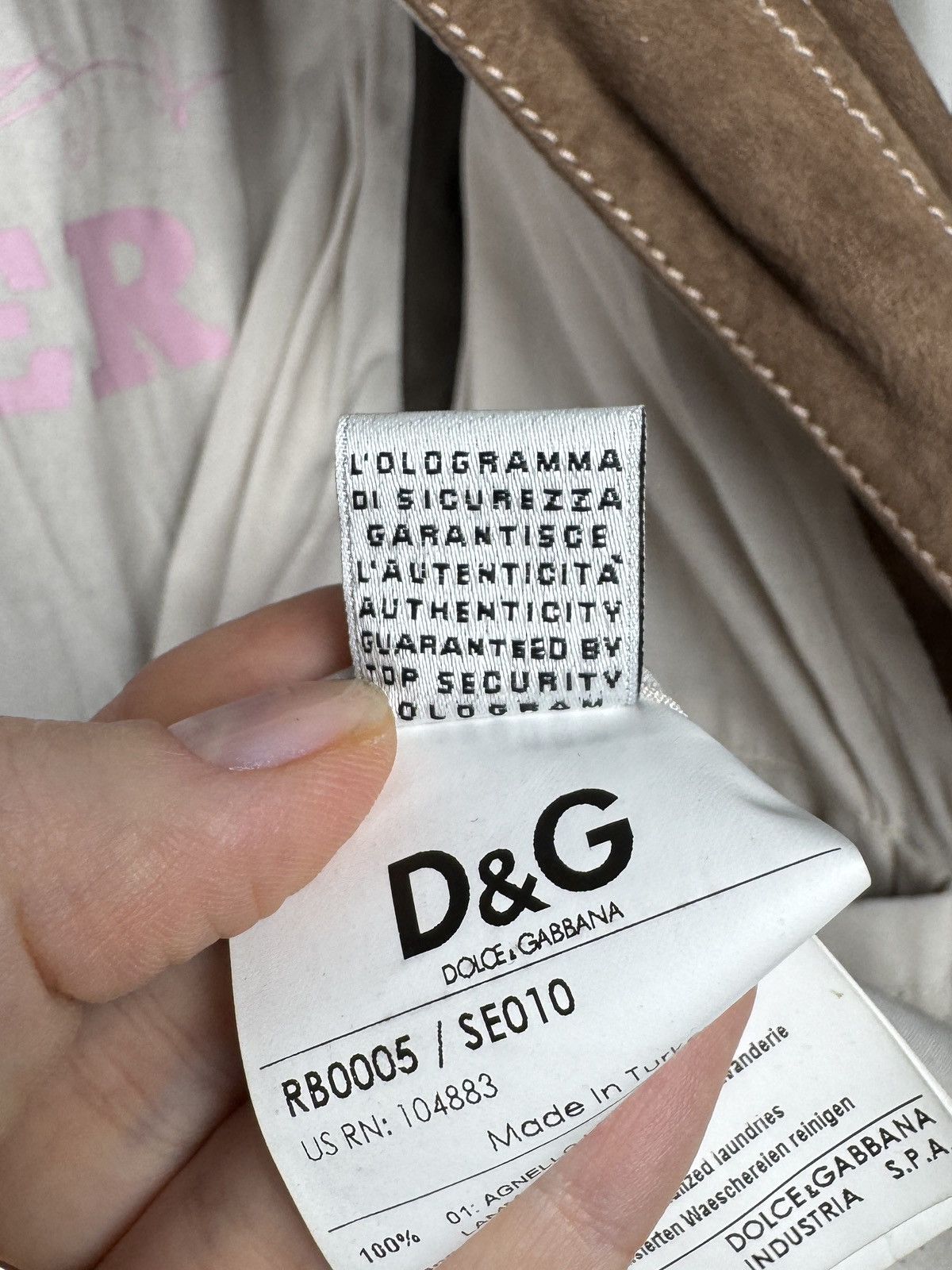 Dolce & Gabbana Dolce & Gabbana Leader SS05 lambskin suede leather jacket Size US L / EU 52-54 / 3 - 19 Thumbnail