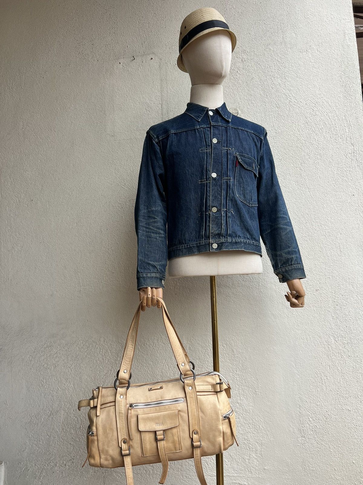 Leather Lily Japan High Quality Leather Patina Bag Size ONE SIZE - 22 Thumbnail