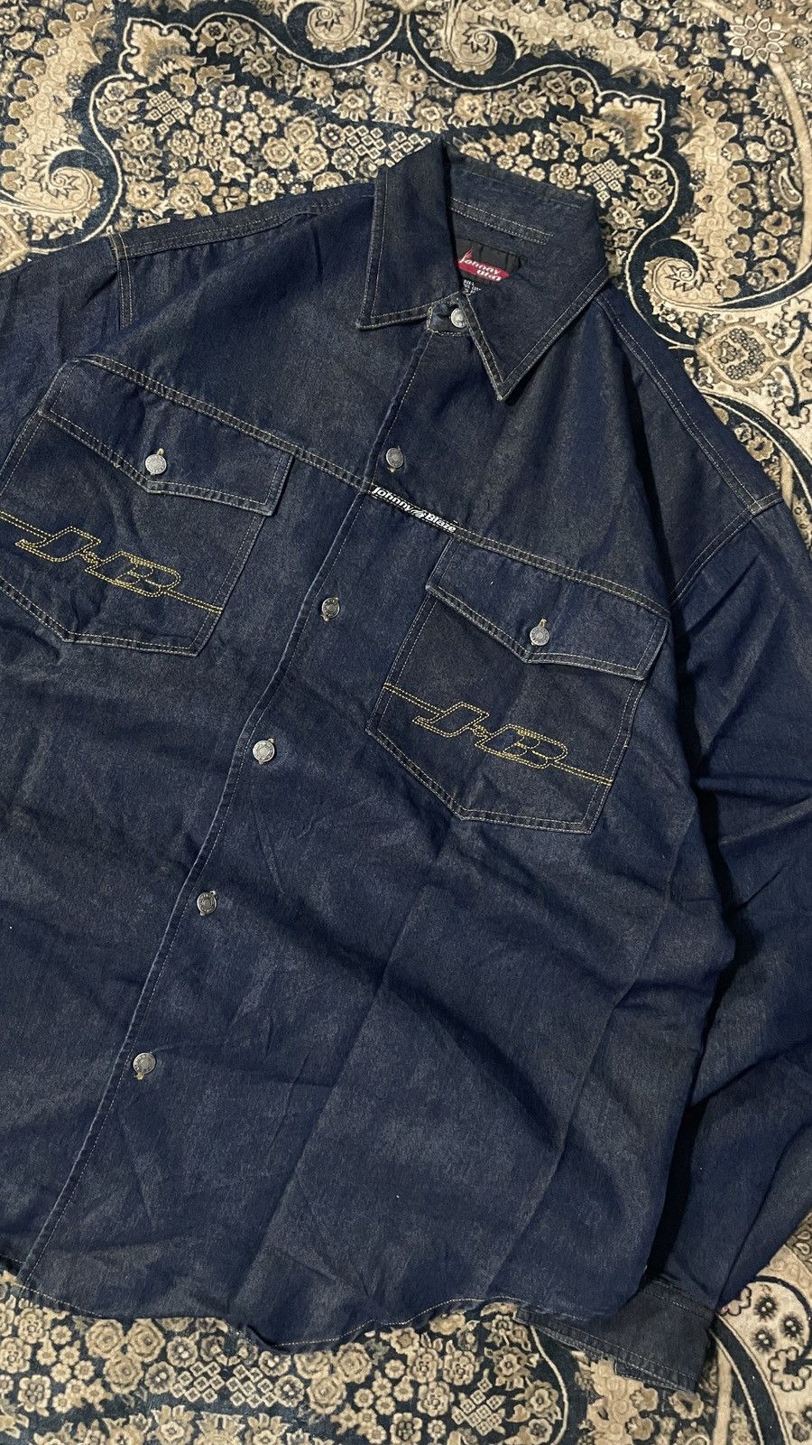 Vintage Vintage Y2K Baggy Johnny Blaze Size US XXL / EU 58 / 5 - 1 Thumbnail