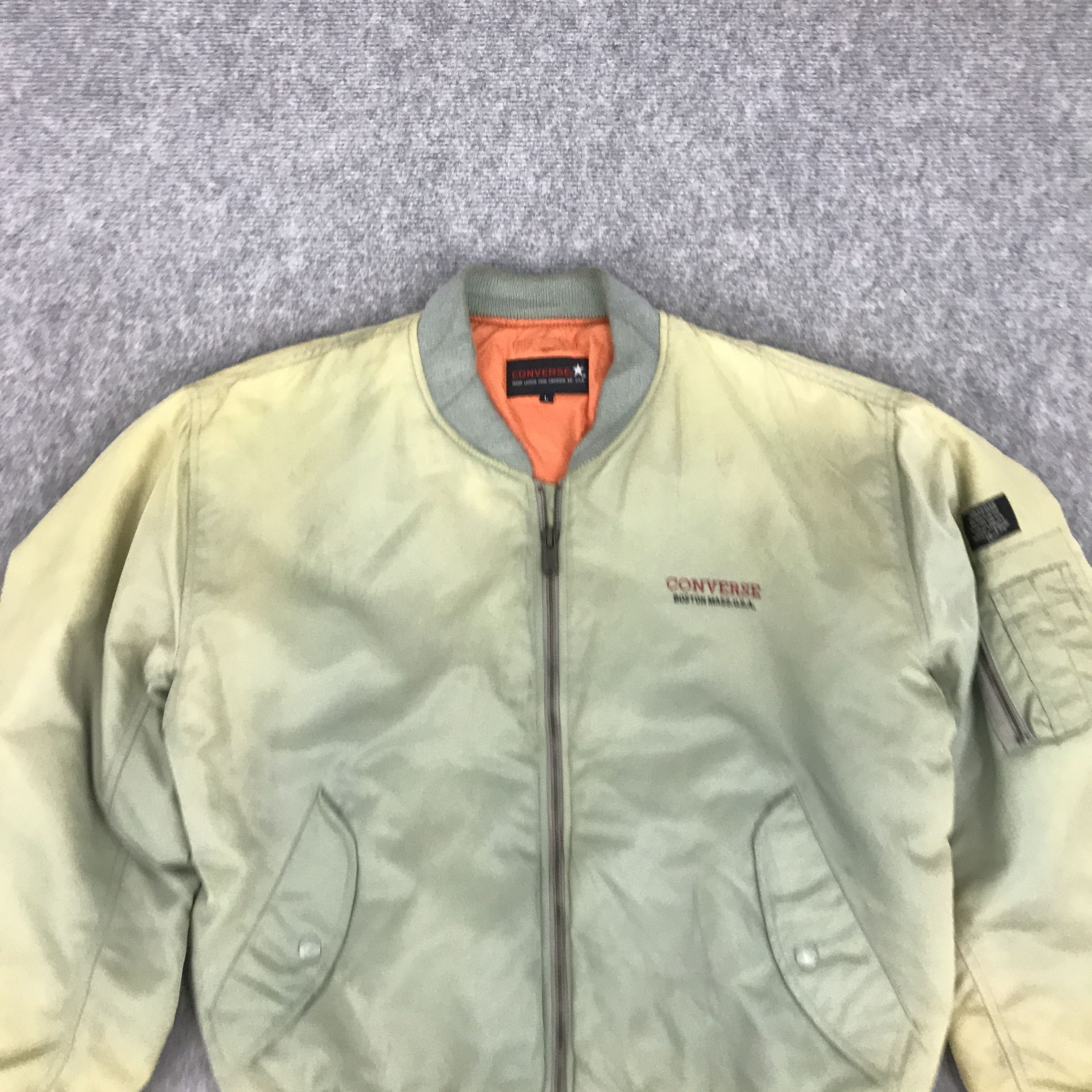 Converse VTG CONVERSE FADED BOMBER JACKET Size US L / EU 52-54 / 3 - 3 Thumbnail