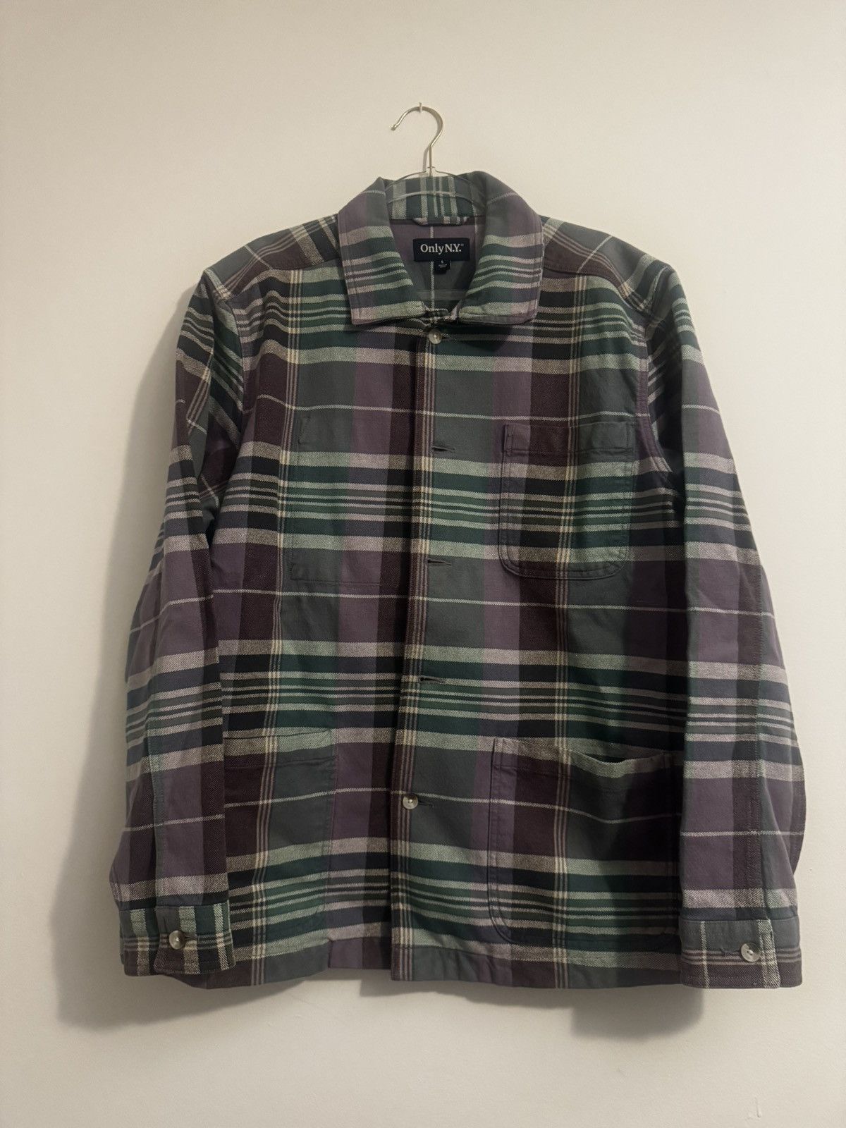 Only NY Olny Ny heavyweight plaid shirt Size US L / EU 52-54 / 3 - 1 Thumbnail