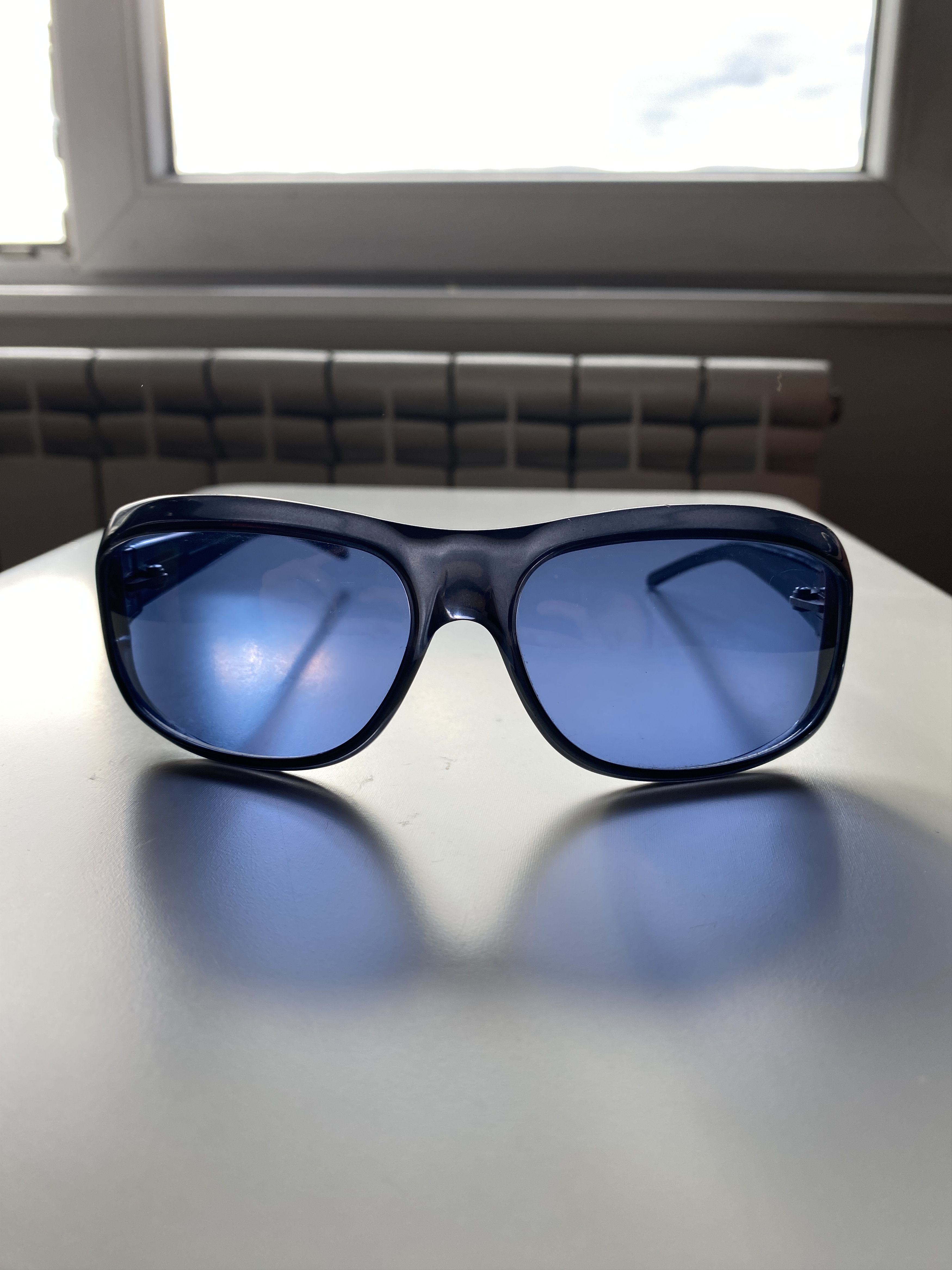 Gucci Vintage Gucci Blue Sunglasses Size ONE SIZE - 3 Thumbnail