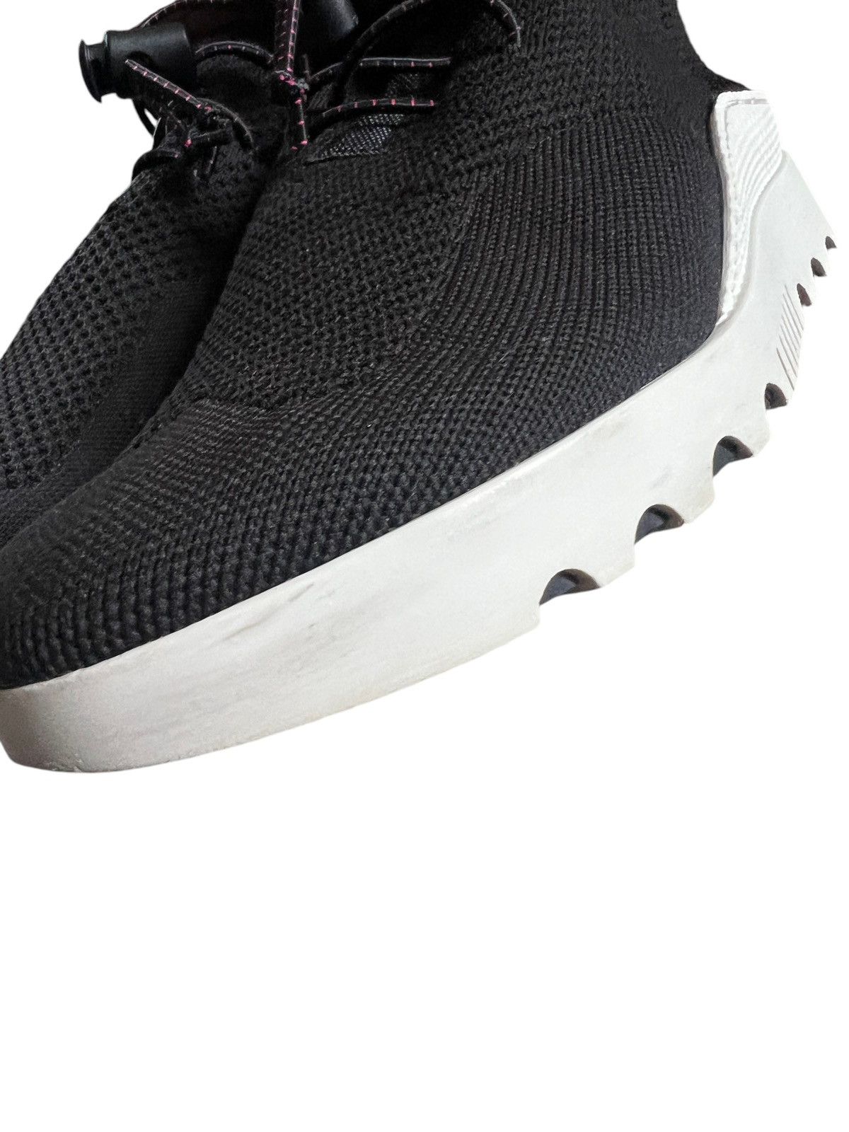Miu Miu × Prada Miu Miu Black Technical Knit Sneakers Size US 7 / IT 37 - 17 Thumbnail