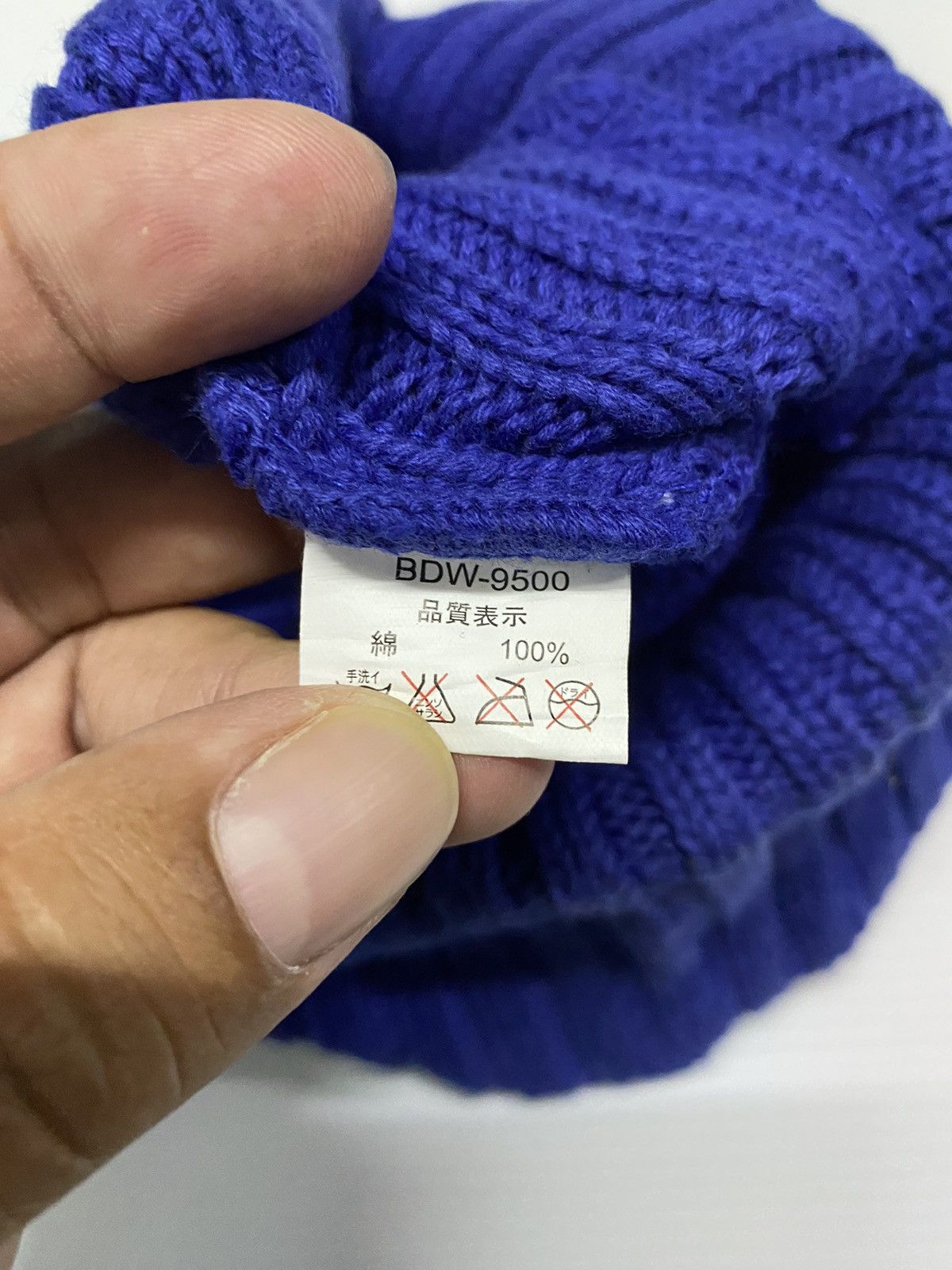 Ben Davis Ben Davis Small Patches Knitted Beanie Hat Size ONE SIZE - 3 Thumbnail