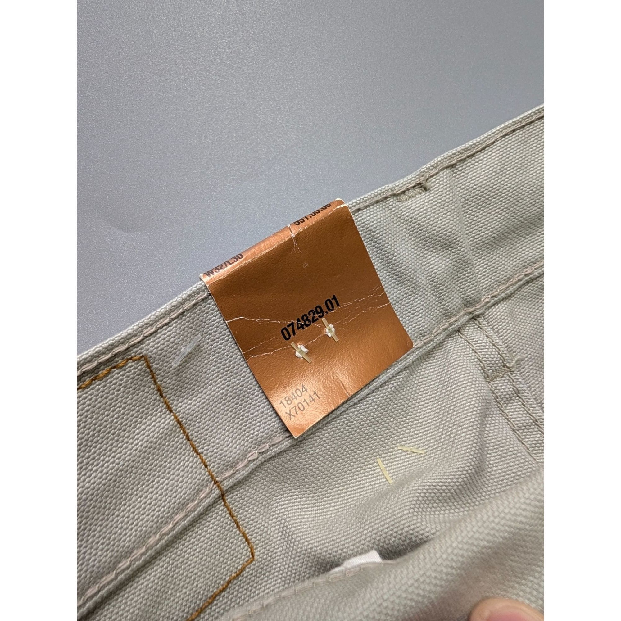 Levi's Vintage Clothing Levi's 551 Vintage Beige Denim Jeans Pants (Y1080) Size US 32 / EU 48 - 7 Thumbnail