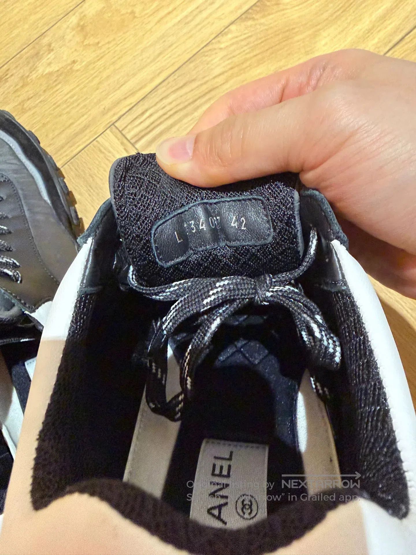Chanel Chanel Black and White Athletic Sneakers. Size US 9 / EU 42 - 7 Thumbnail