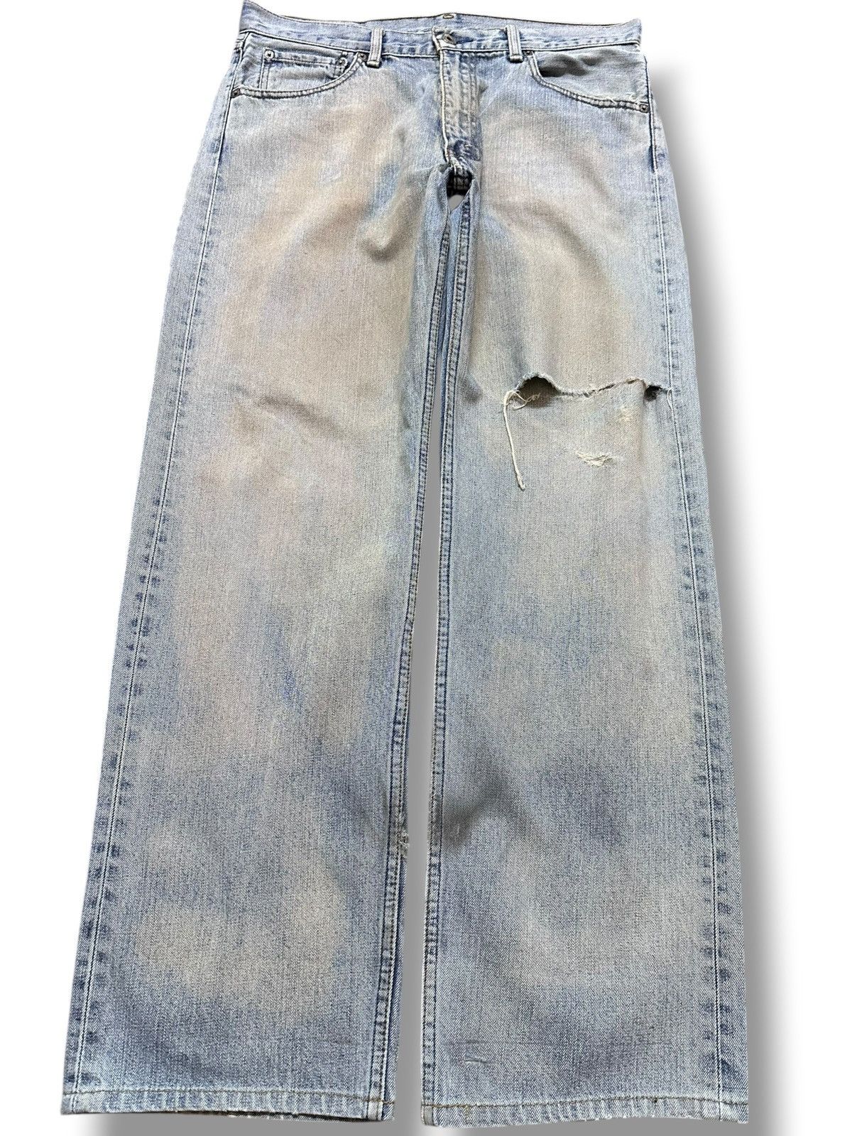 Levi's Vintage Clothing Vintage Levi’s 503 Mudwash Ripped Distressed Denim Size US 34 / EU 50 - 1 Thumbnail