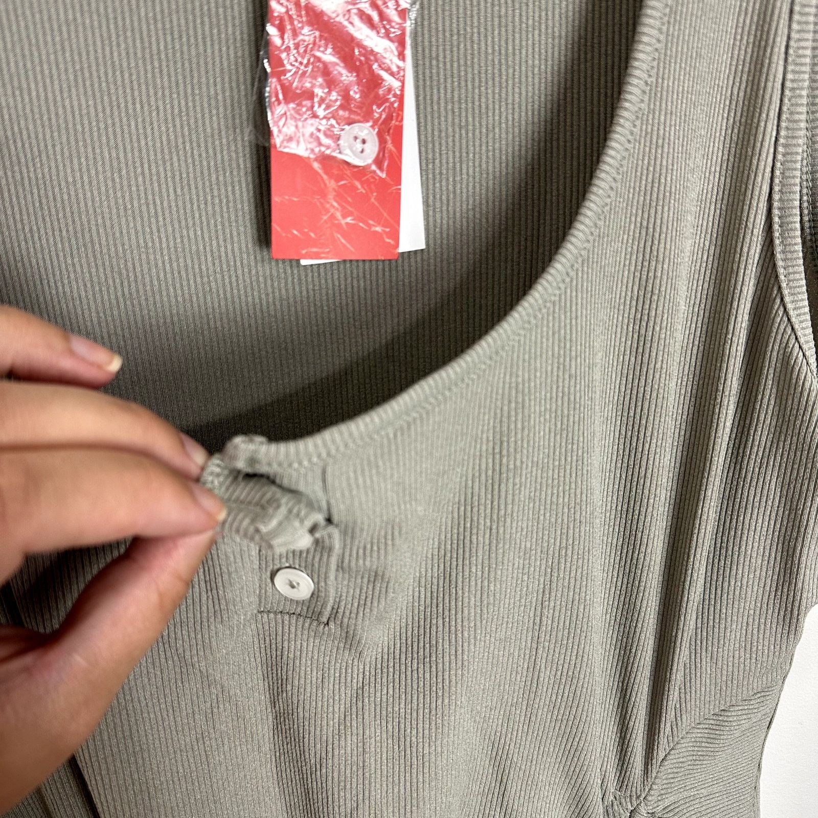 Cider NWT Cider Grey Ruched Bodycon Ribbed Midi Dress Size 2XL Size XXL / US 16-18 / IT 52-54 - 2 Thumbnail