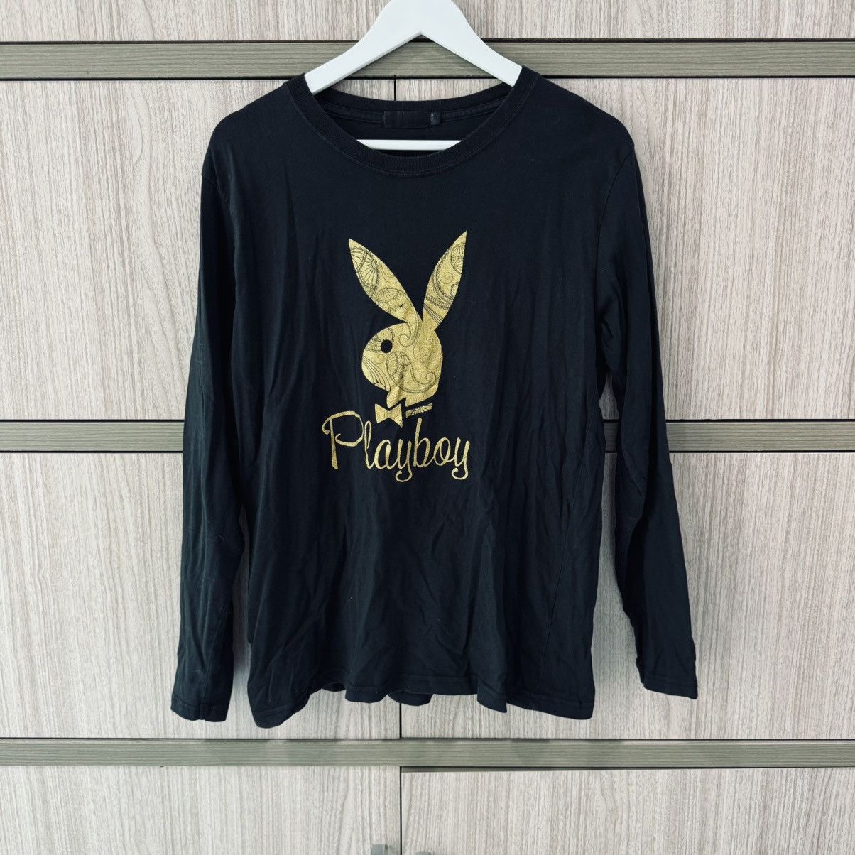 Playboy Playboy Gold Color Print Long Sleeve Tee Size US M / EU 48-50 / 2 - 1 Thumbnail