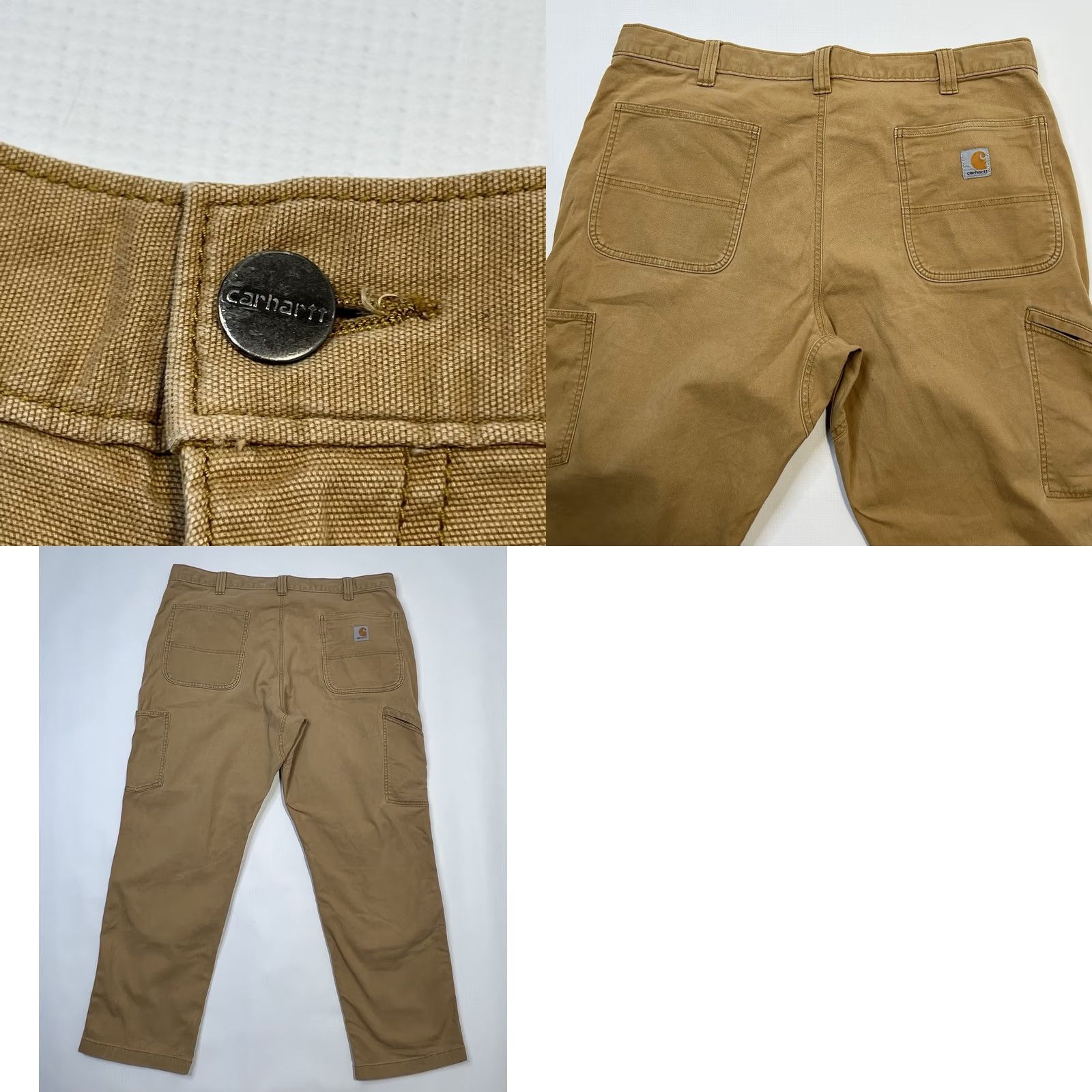 Carhartt Carhartt Loose Regular Fit Double Knee Work Duck Pants Sz 40x30 Brown Canvas 5-Pocket Carhartt Rugged Flex BN2802-M Mens Pants Size US 40 / EU 56 - 9 Thumbnail
