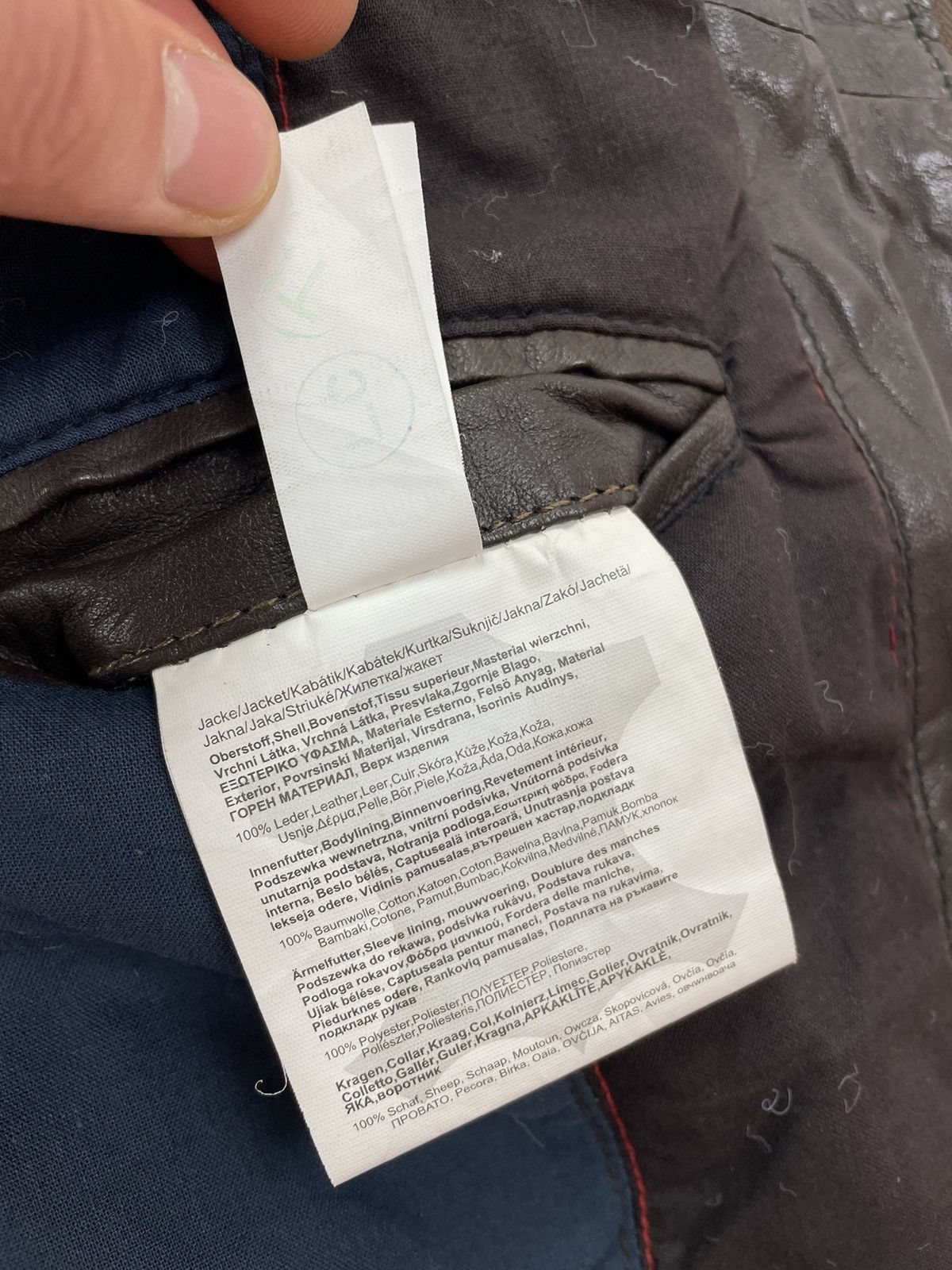 Designer MAURITIUS Womens Leather jacket size 46 Size L / US 10 / IT 46 - 13 Thumbnail