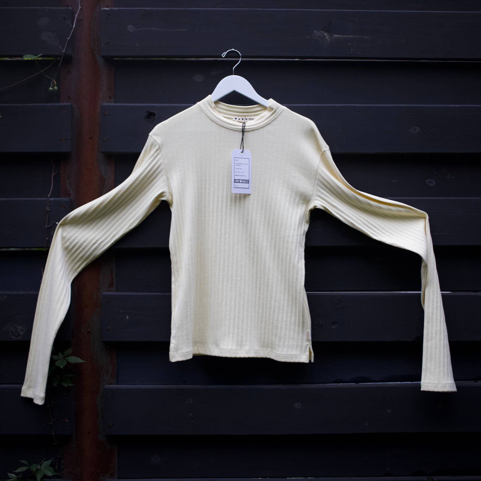 image of Fall 2020 Marni Long Ribbed Ivory Sweater in Beige, Men's (Size Medium)