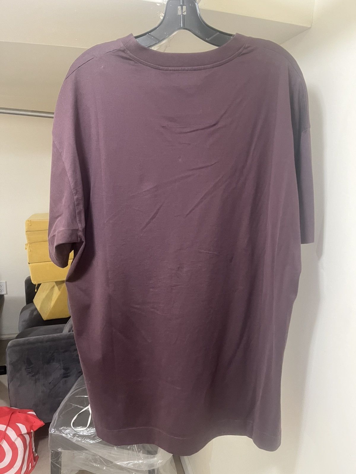 Givenchy Givenchy Burgundy T- Shirt Sz L Size US L / EU 52-54 / 3 - 3 Thumbnail