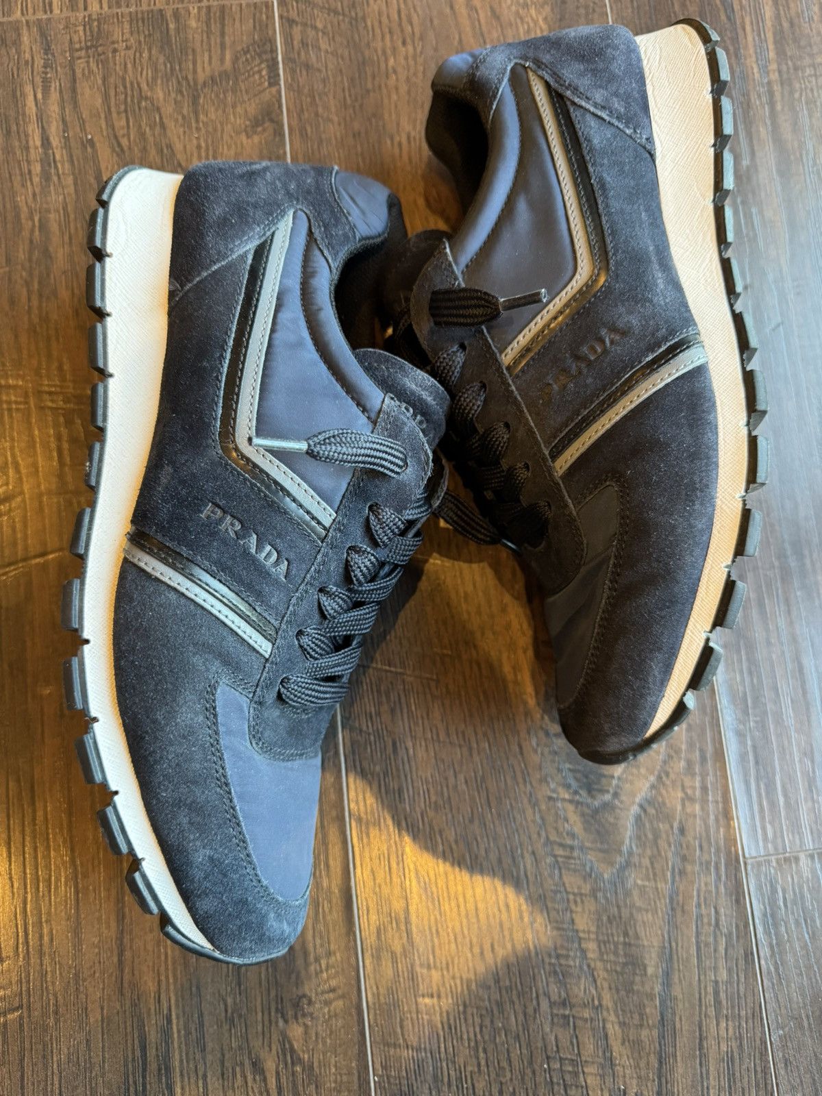 Prada Men’s Prada Tennis Sneakers Size US 8.5 / EU 41-42 - 2 Thumbnail
