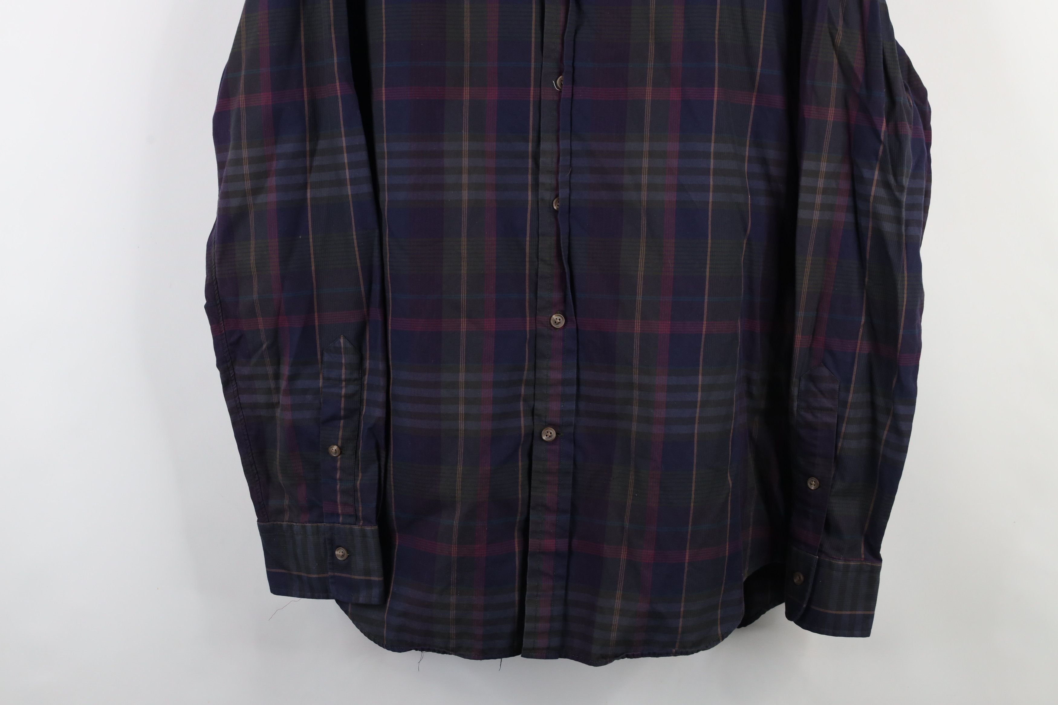 Ralph Lauren × Vintage Ralph Lauren RL Twill Collared Button Shirt Rainbow Plaid Size US XL / EU 56 / 4 - 3 Thumbnail