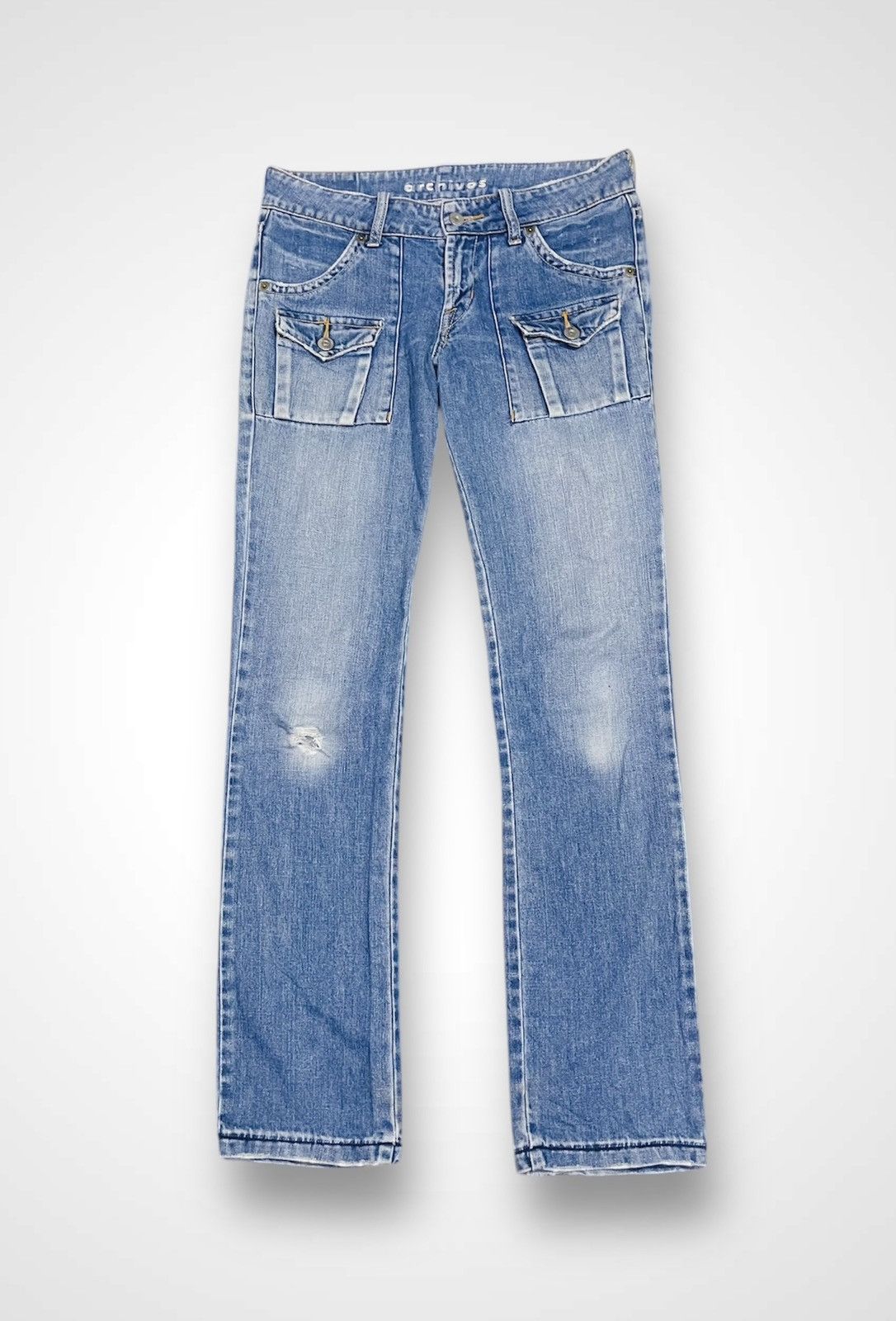 Japanese Brand Archieves Distressed Jeans (16) Size 30" / US 8 / IT 44 - 1 Thumbnail
