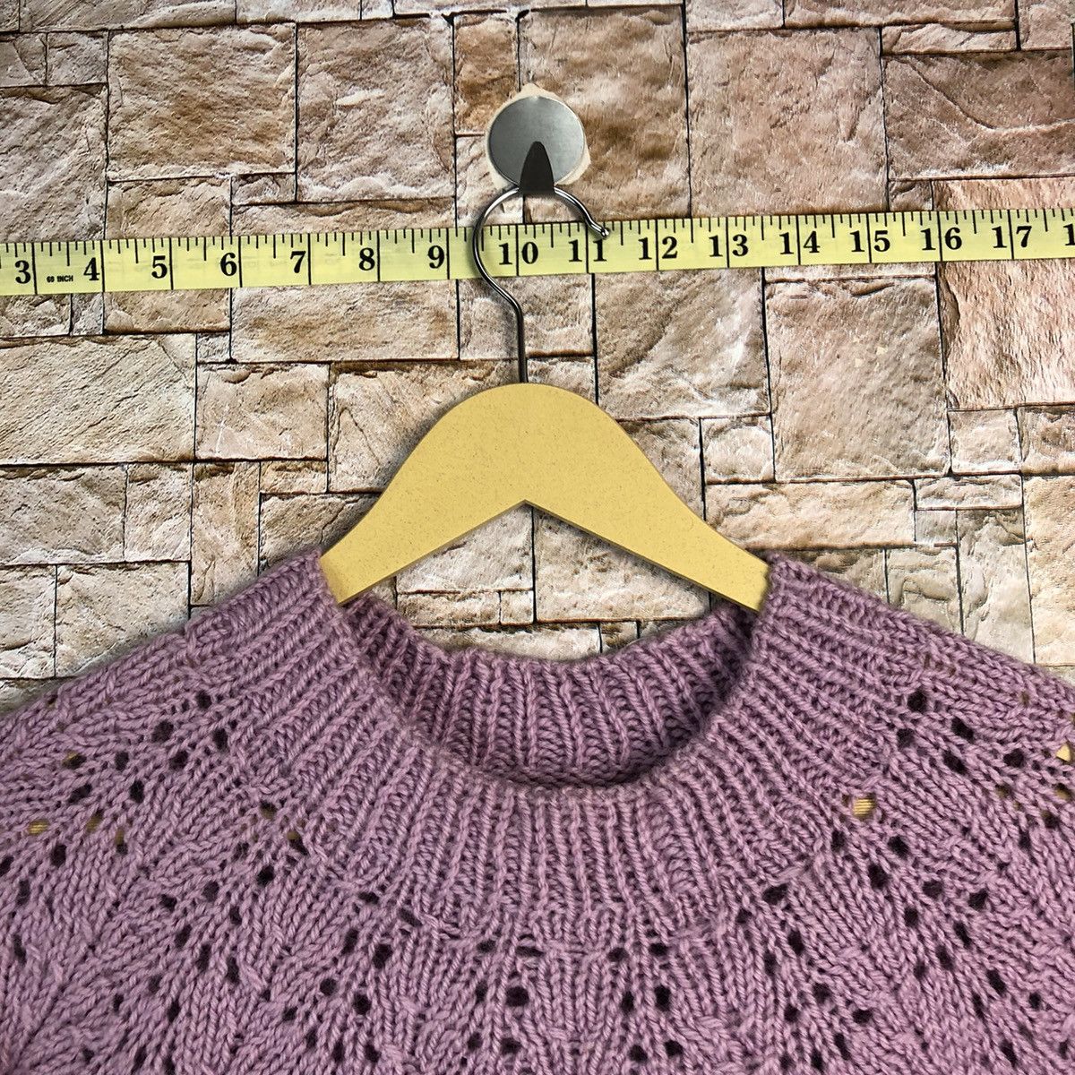 Homespun Knitwear × Japanese Brand Japanese Brand Purple Knitwear crochet #A790 Size S / US 4 / IT 40 - 4 Thumbnail