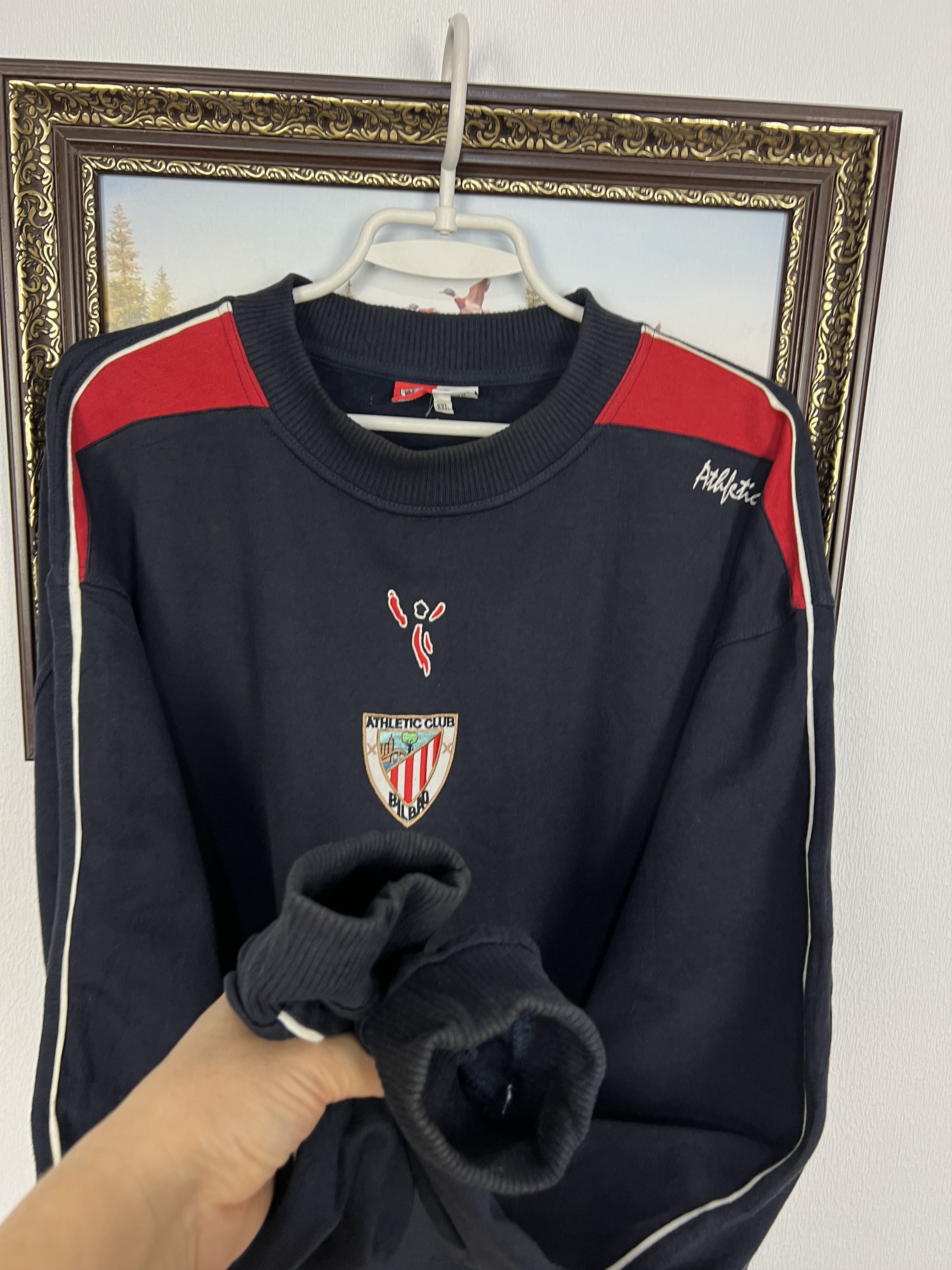 Vintage Athletic Bilbao Atletic Club Football Sweatshirt Jacket Size US XXL / EU 58 / 5 - 7 Thumbnail