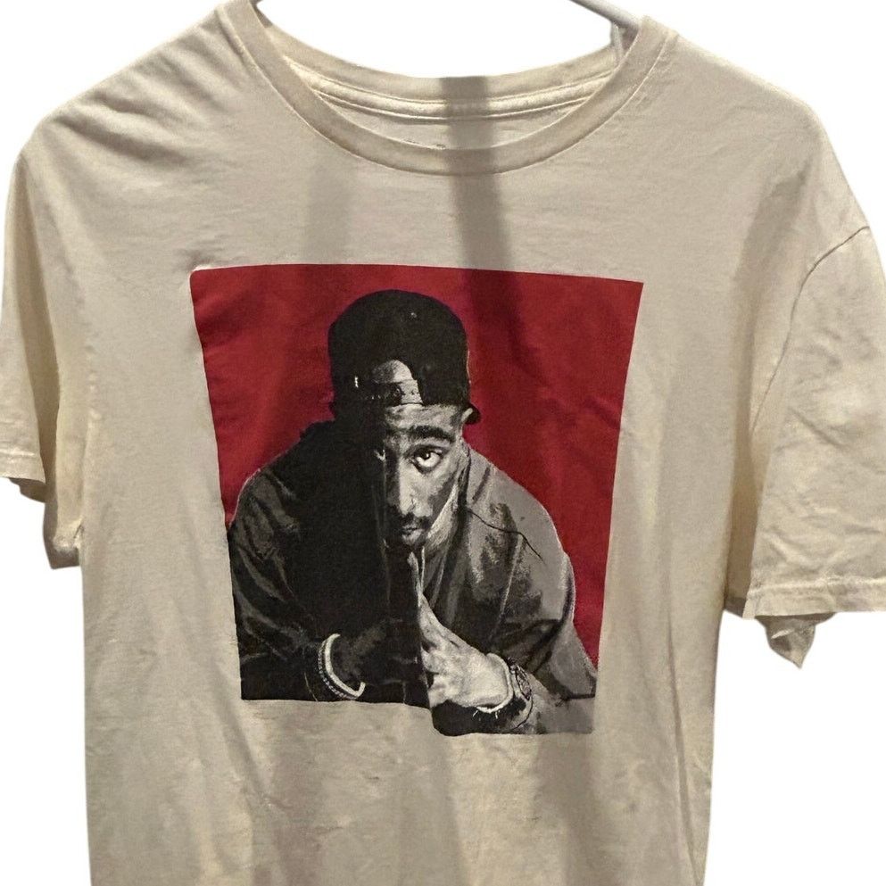 Other Poetic Justice Tupac Graphic Tee Size L Hip-Hop Streetwear Size US L / EU 52-54 / 3 - 1 Thumbnail
