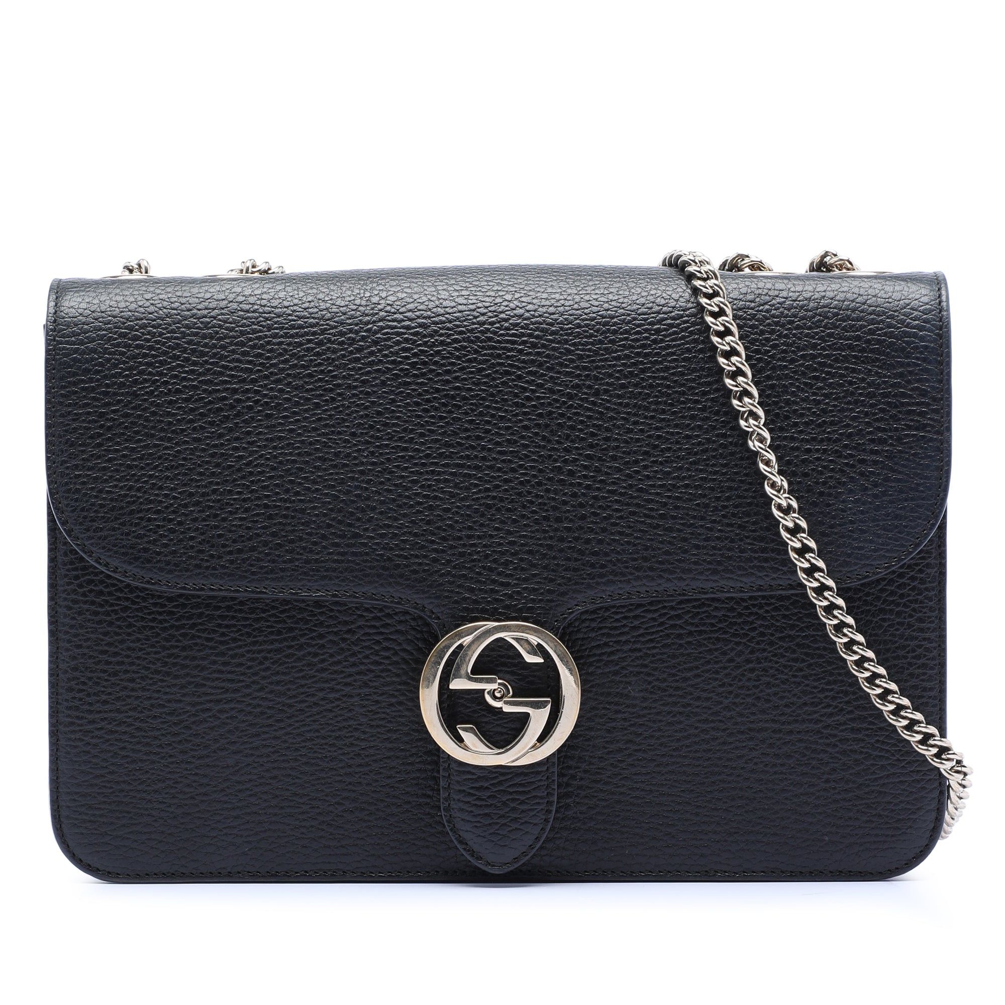 Gucci Medium Dollar Calfskin Interlocking G Crossbody Size ONE SIZE - 1 Thumbnail
