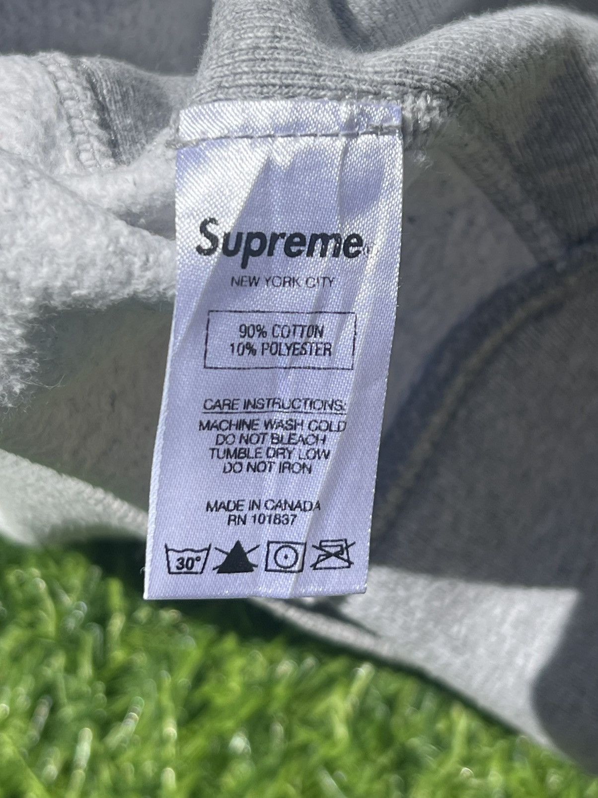 Supreme Supreme Le Luxe Hooded Sweatshirt (Gray) Size US M / EU 48-50 / 2 - 9 Thumbnail