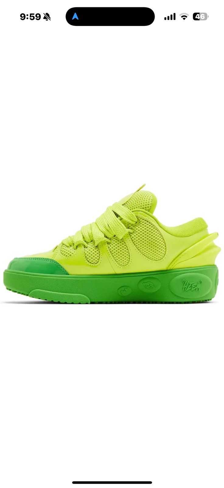 Puma PUMA Lamelo Ball LaFrance Assist Mens 9Green Lime Smash Size US 9 / EU 42 - 15 Thumbnail