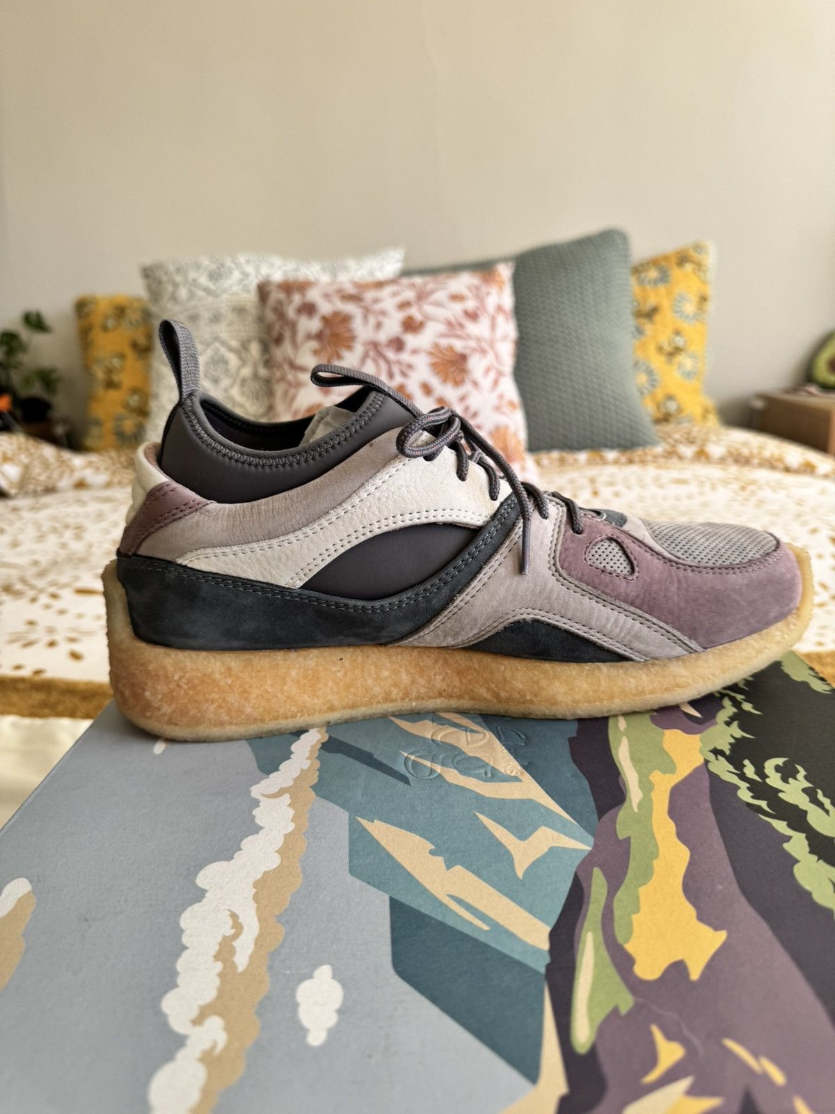 Clarks × Kith DEADSTOCK! Ronnie Fieg for Clarks Breacon - Purple Grey Size US 7.5 / EU 40-41 - 4 Thumbnail