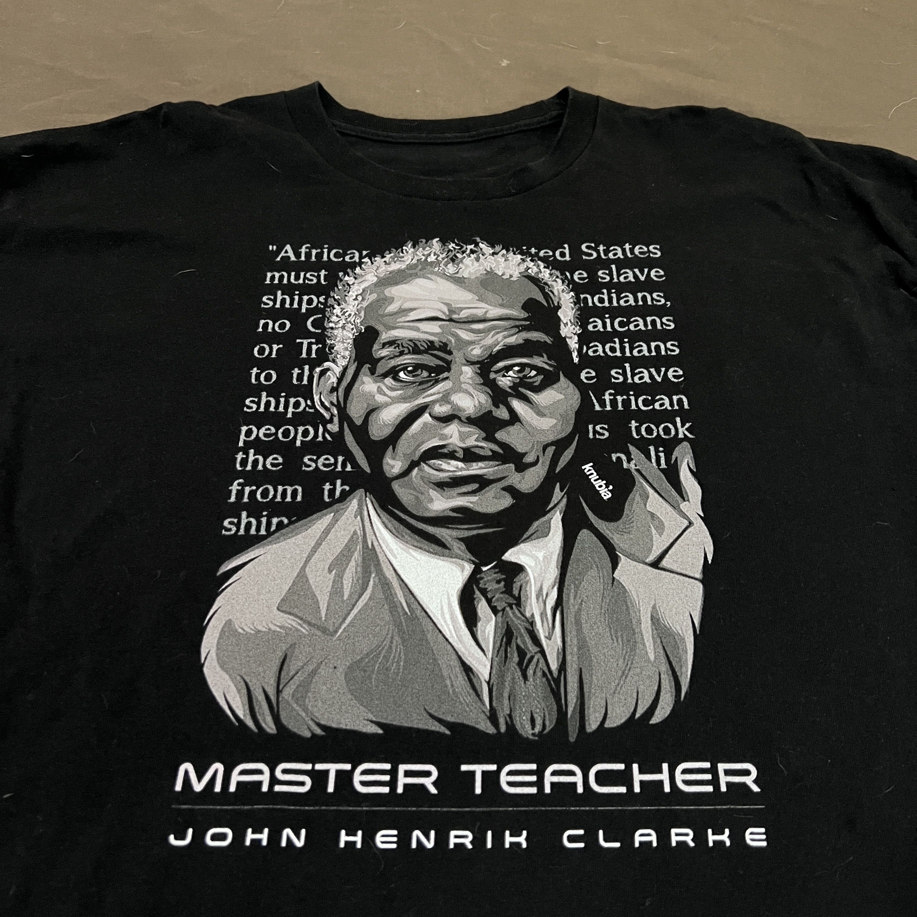 Vintage Vintage Y2K John Henrik Clarke Black History Promo Tee 2XL Size US XXL / EU 58 / 5 - 1 Thumbnail