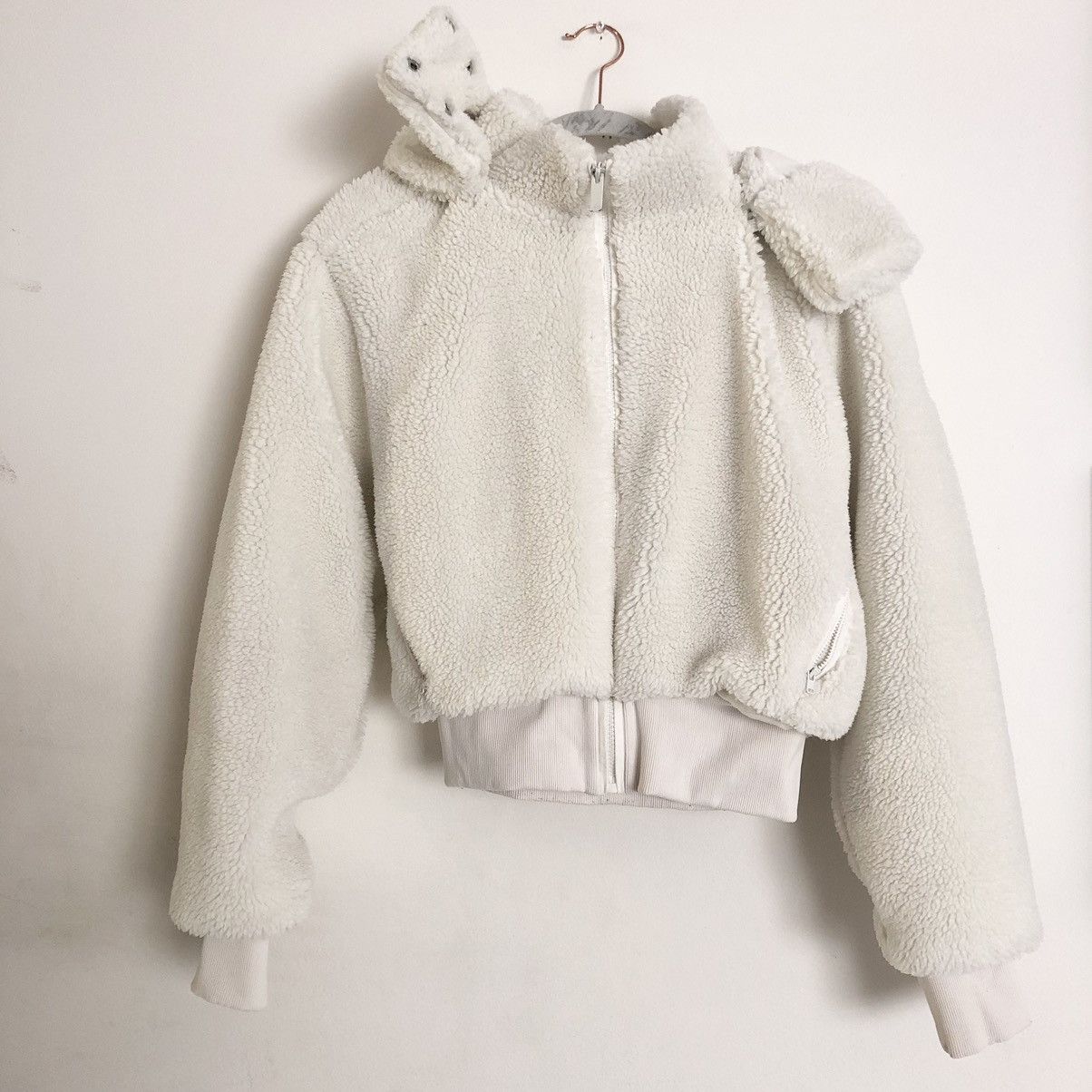 Alo Alo Yoga Alo Yoga Foxy Sherpa Jacket Ivory S Size S / US 4 / IT 40 - 1 Thumbnail